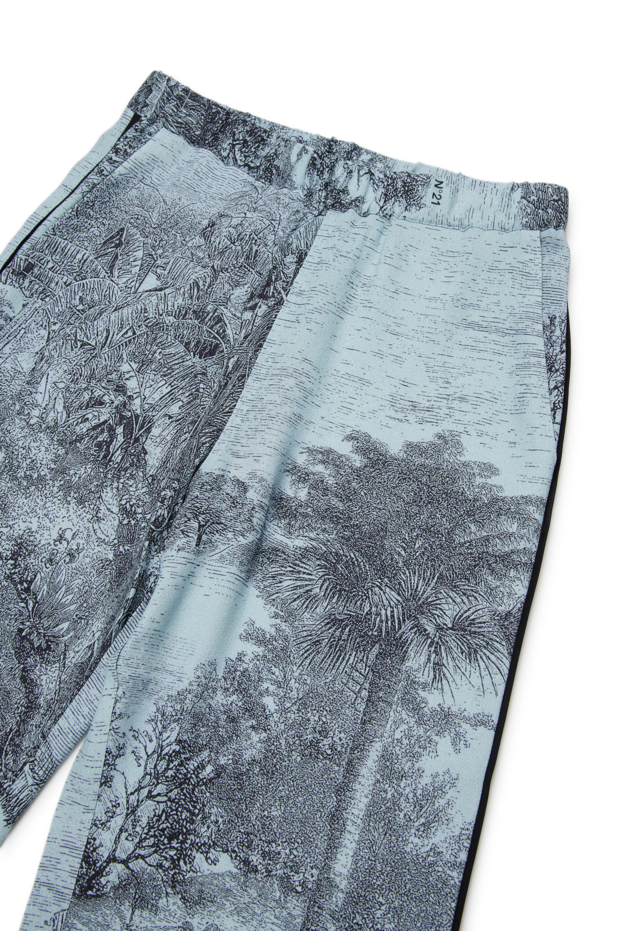 Pantaloni in tessuto con motivo stampato