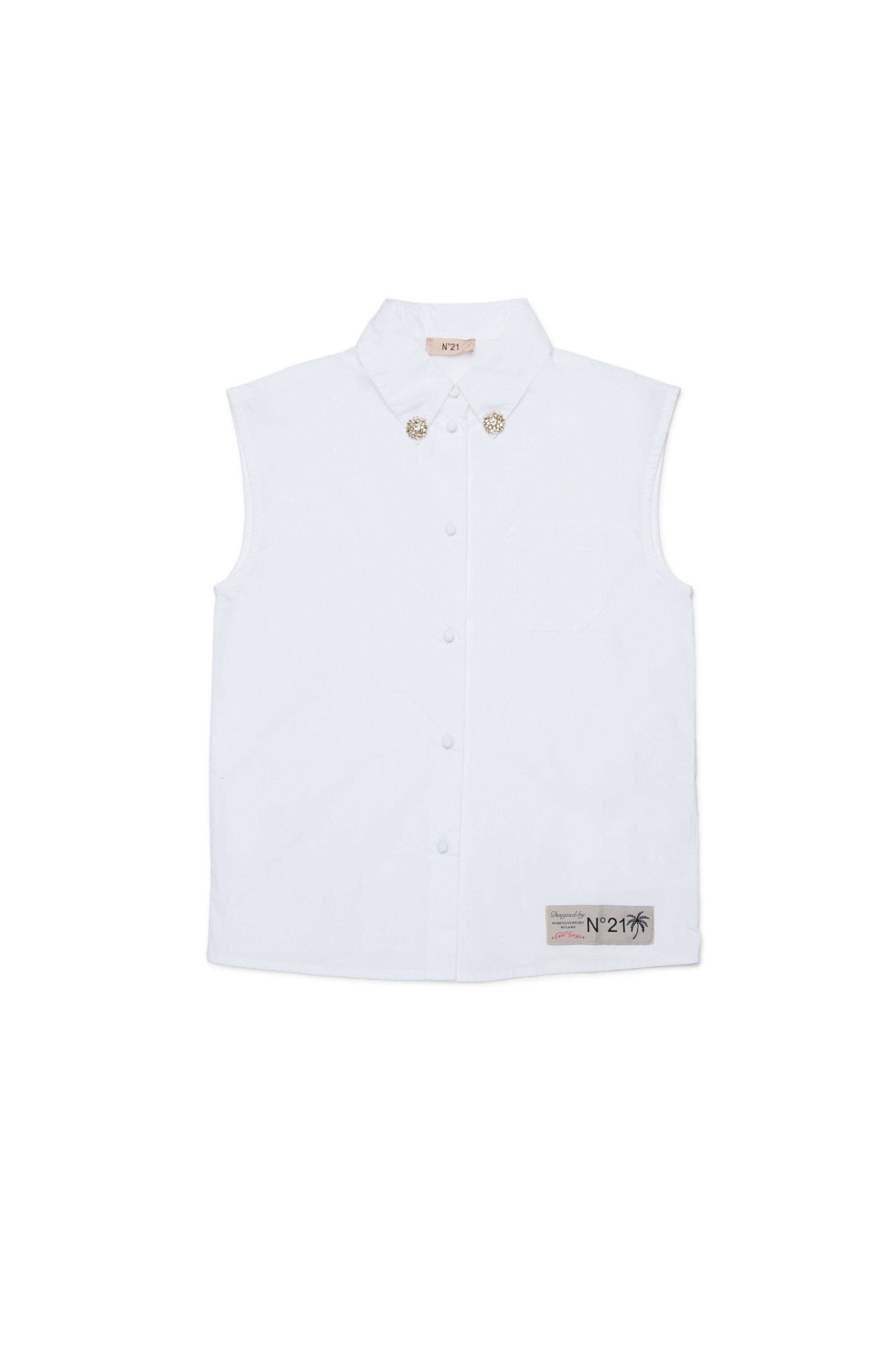 Camisa sin mangas con logo