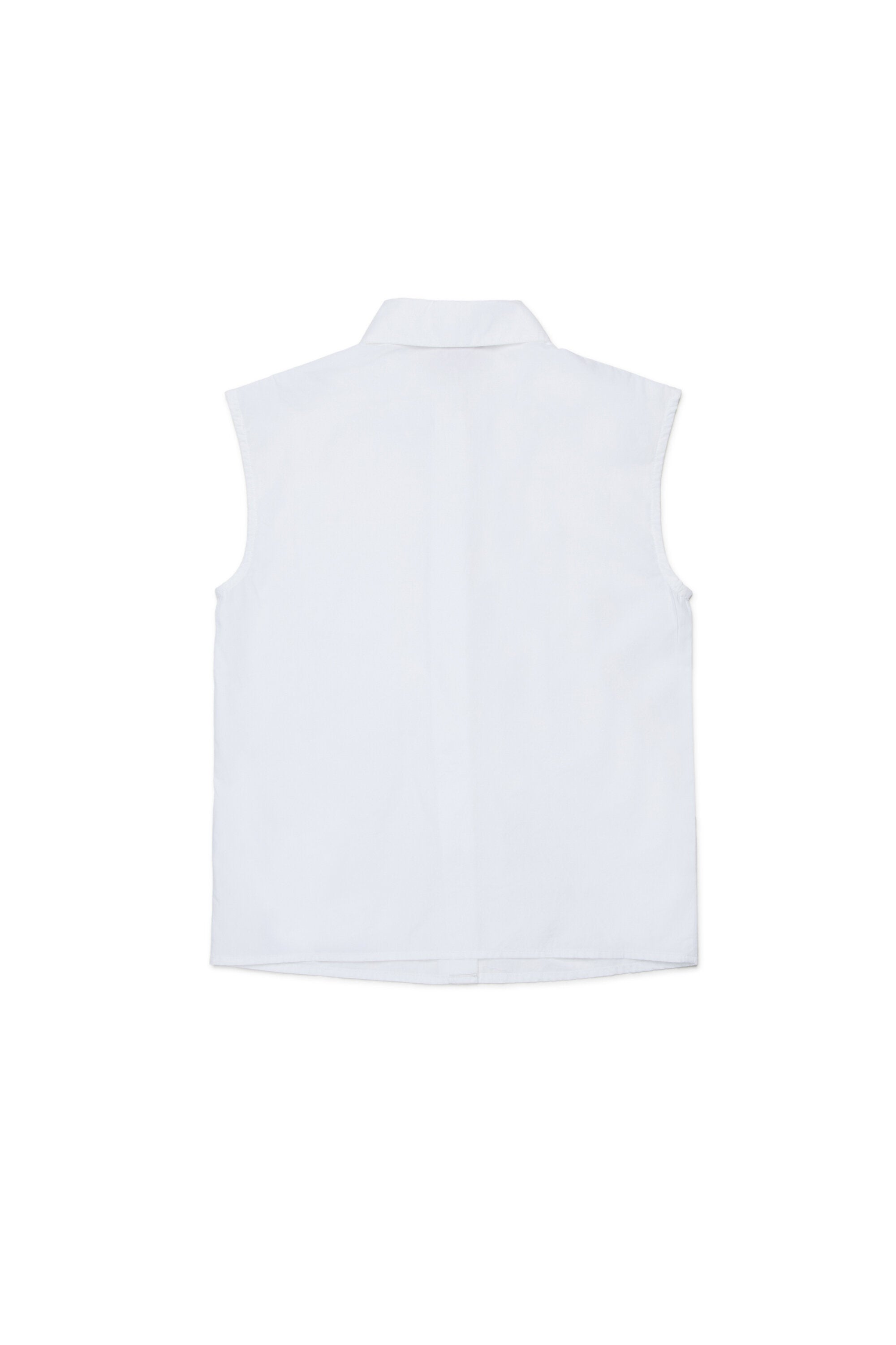 Sleeveless shirt with logo