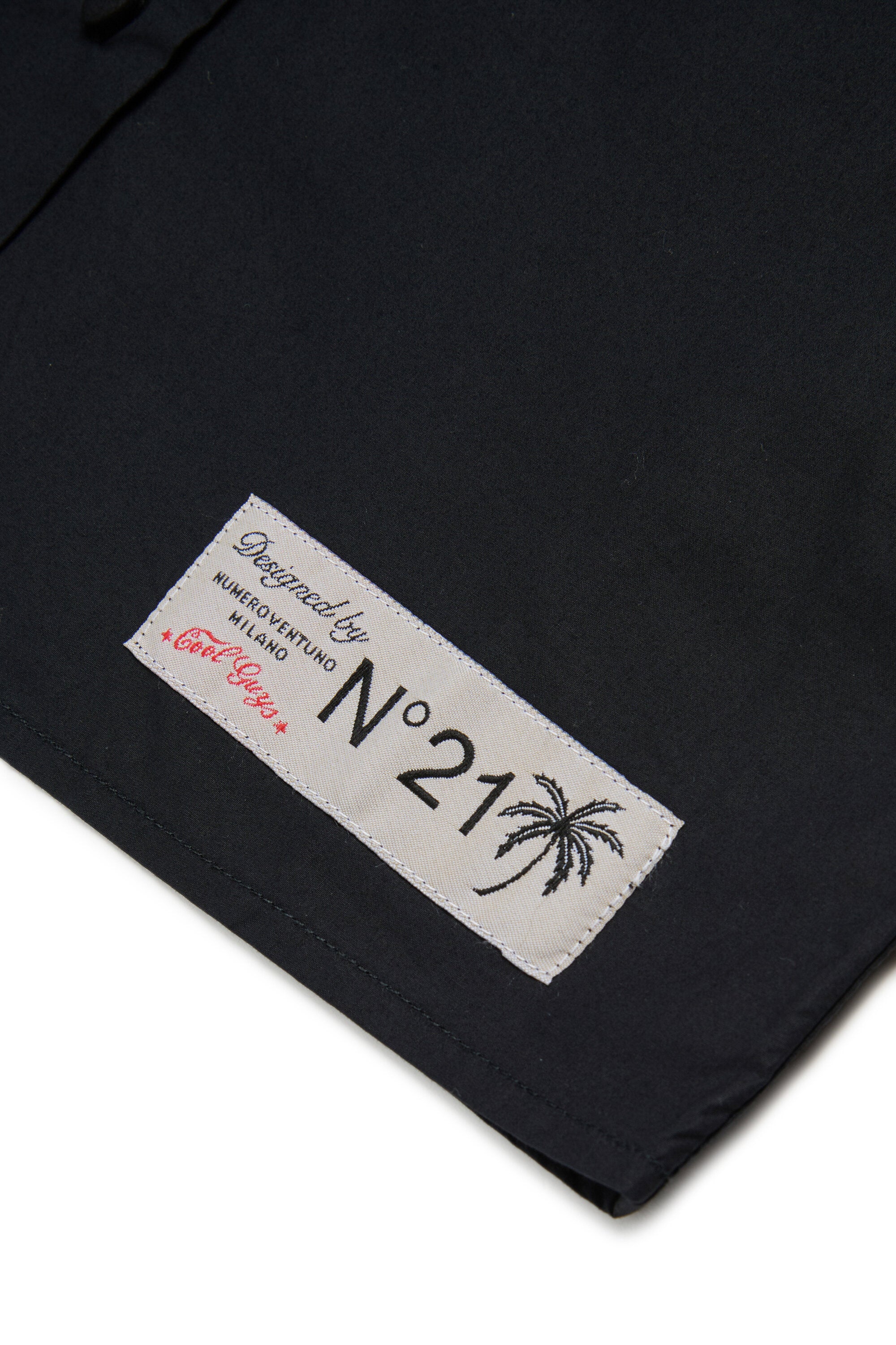 Camicia smanicata con logo