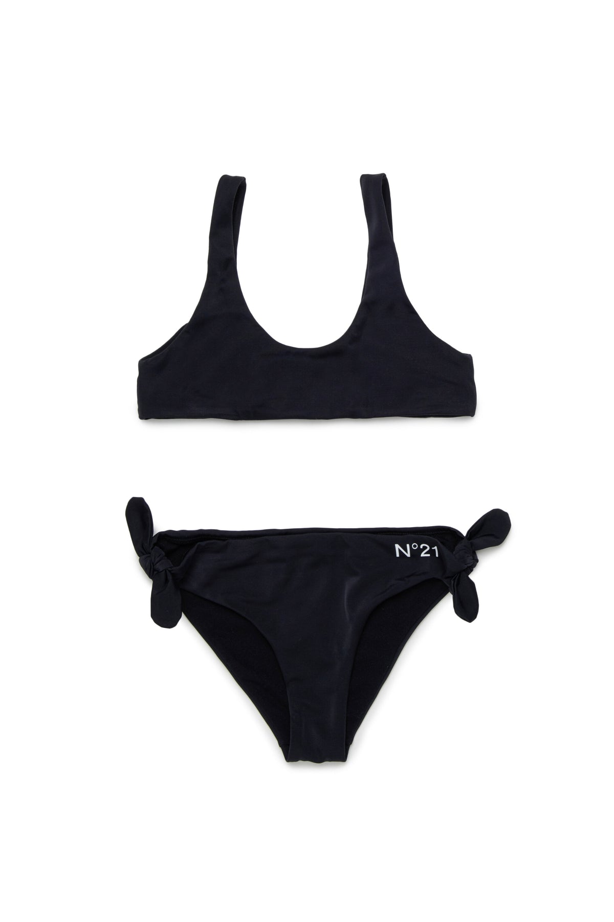 Bikini mit Schleifen und Logo