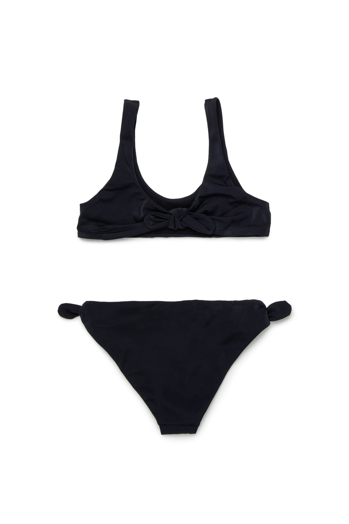 Bikini avec nœuds et logo