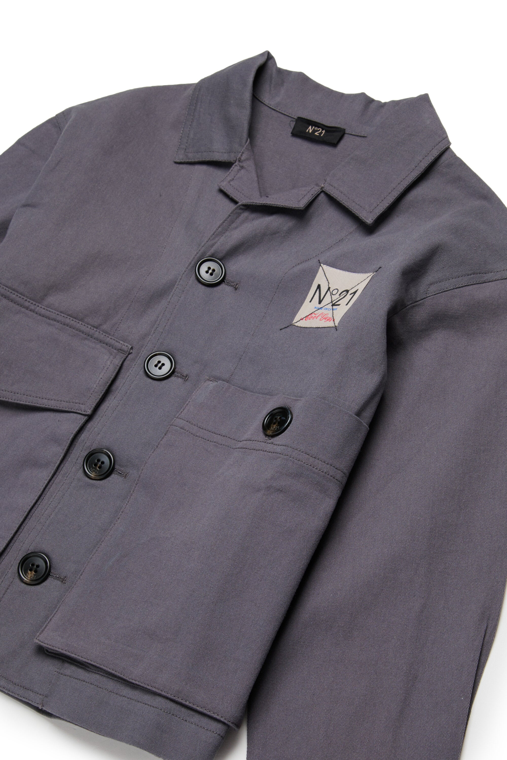 Giacca workwear con logo stampato