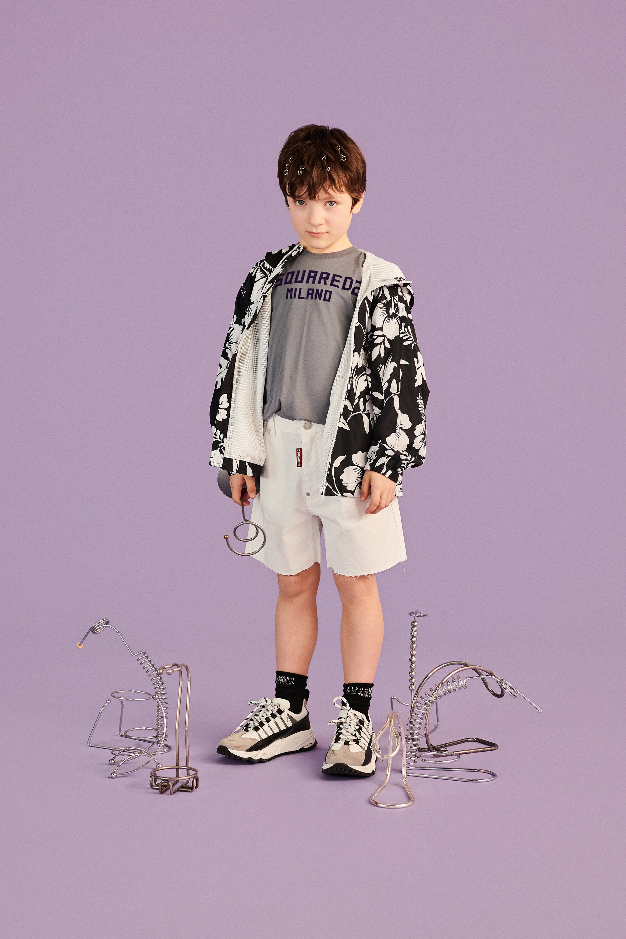 Cazadora cortavientos con logo