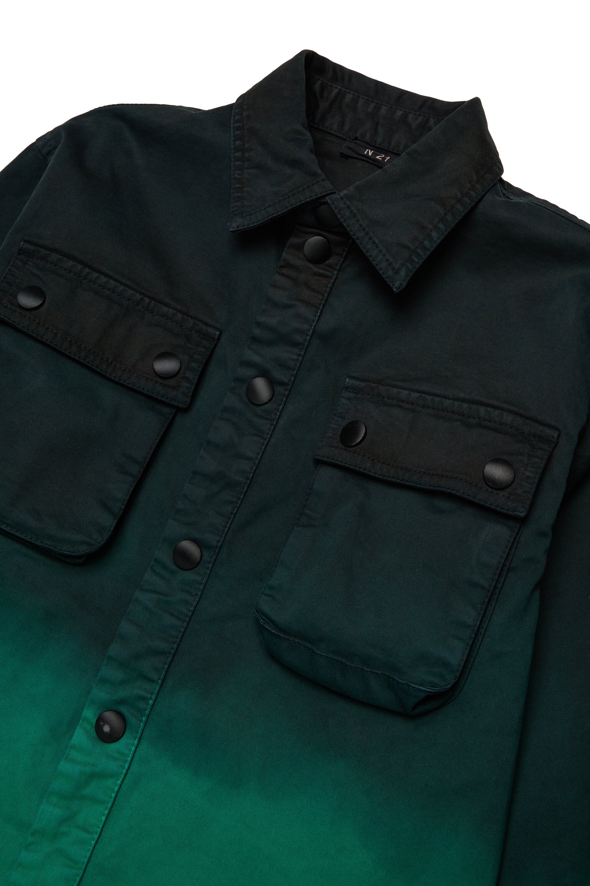 Giacca camicia effetto sfumato