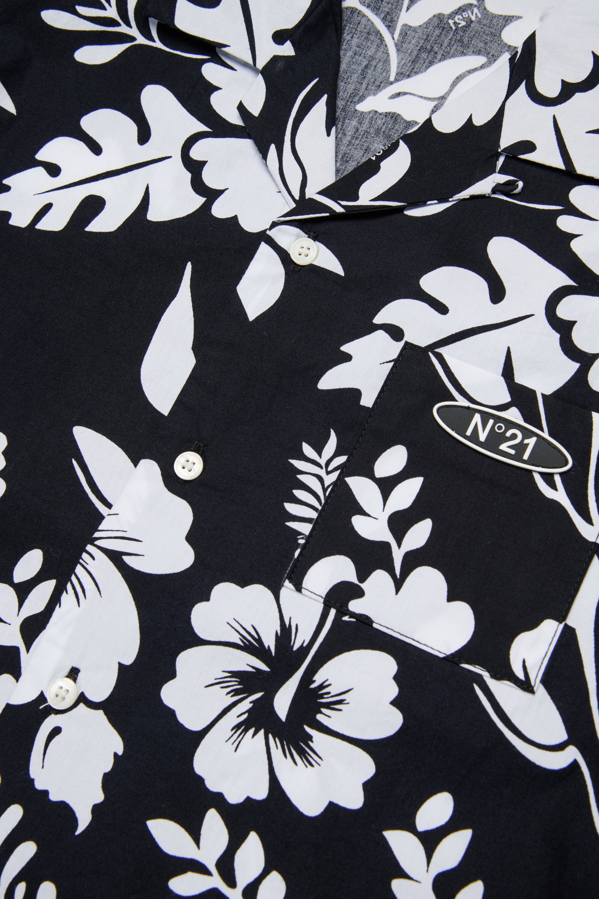 Camicia maniche corte con logo