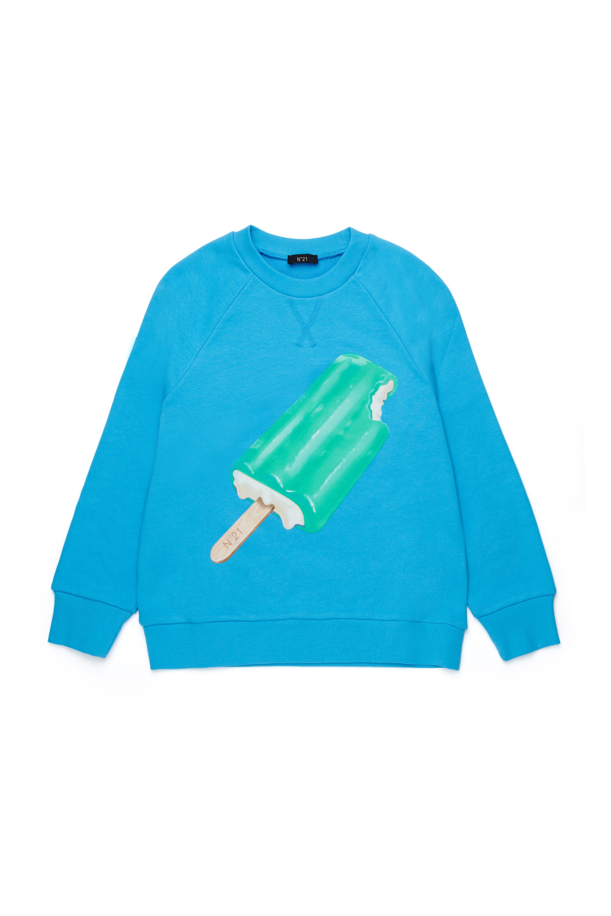 Crewneck sweatshirt with popsicle print