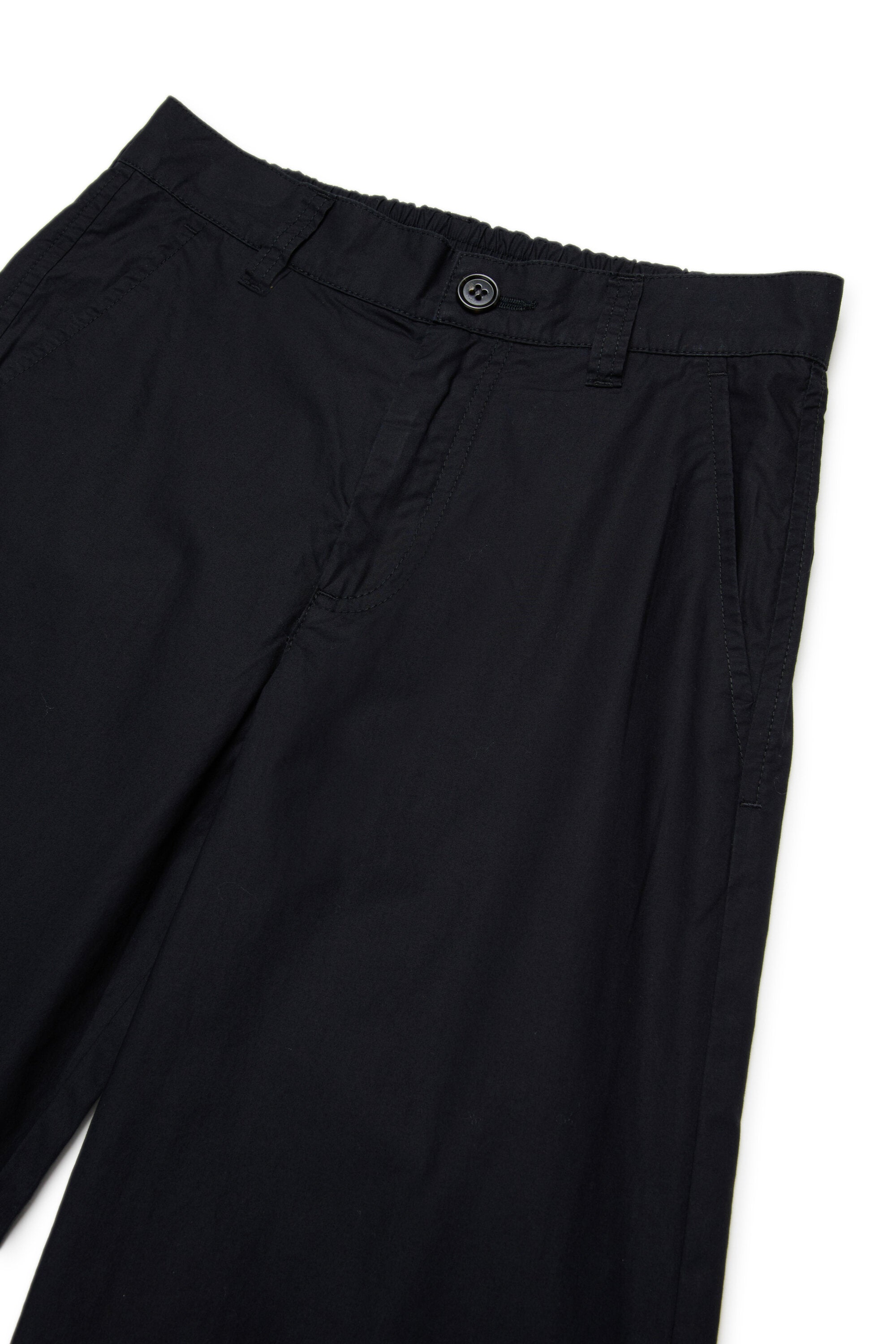 Pantaloni con logo e risvolto