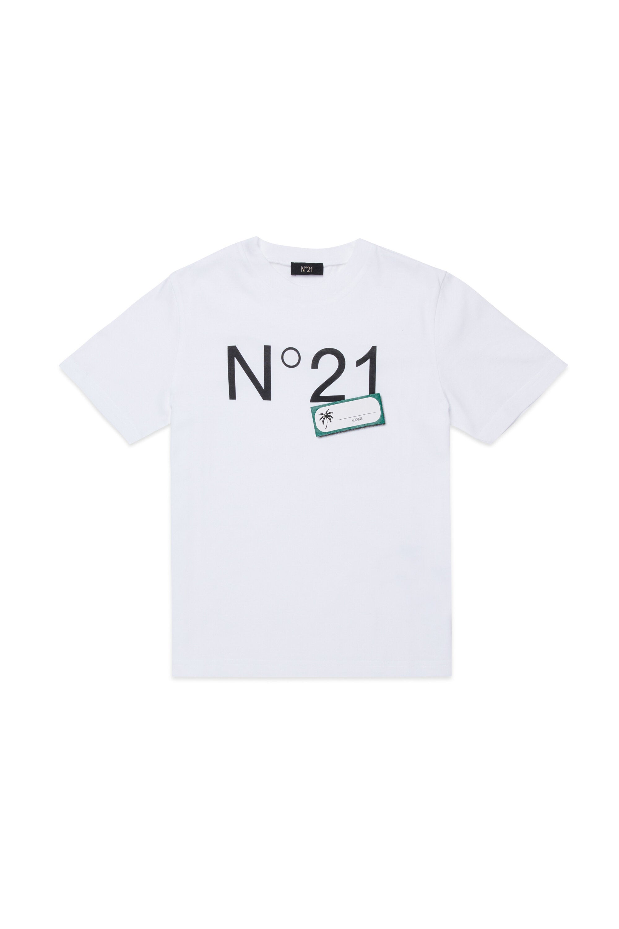T-shirt con logo frontale