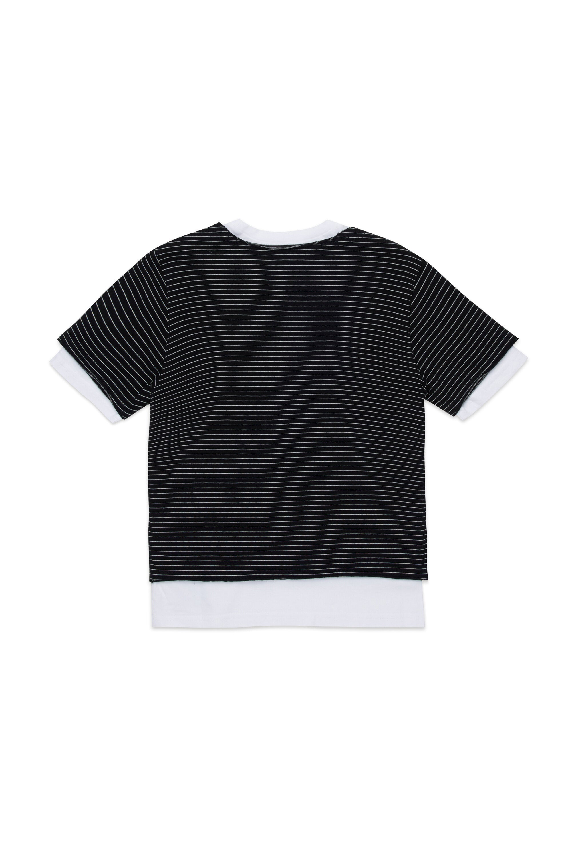 T-shirt con logo frontale