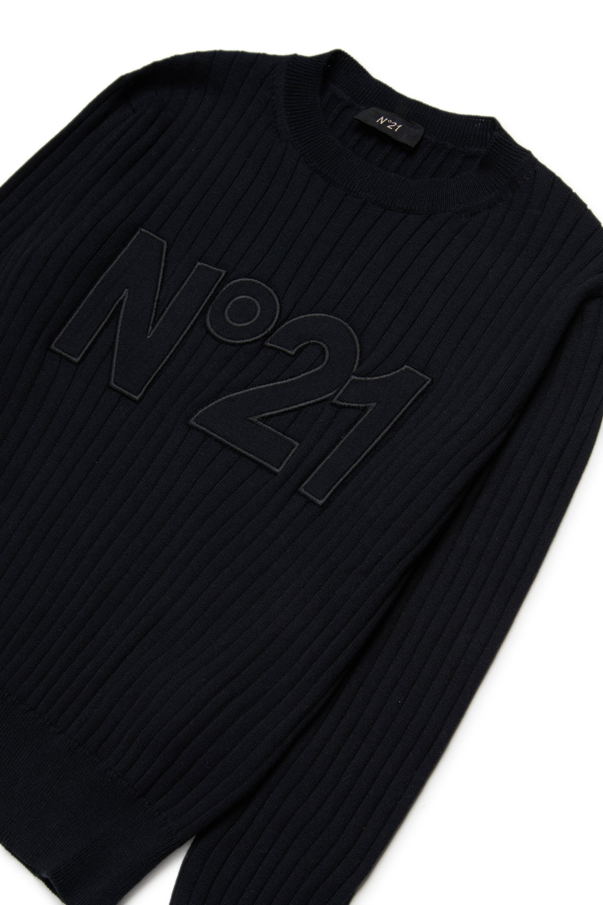 Jersey de cuello redondo con logo