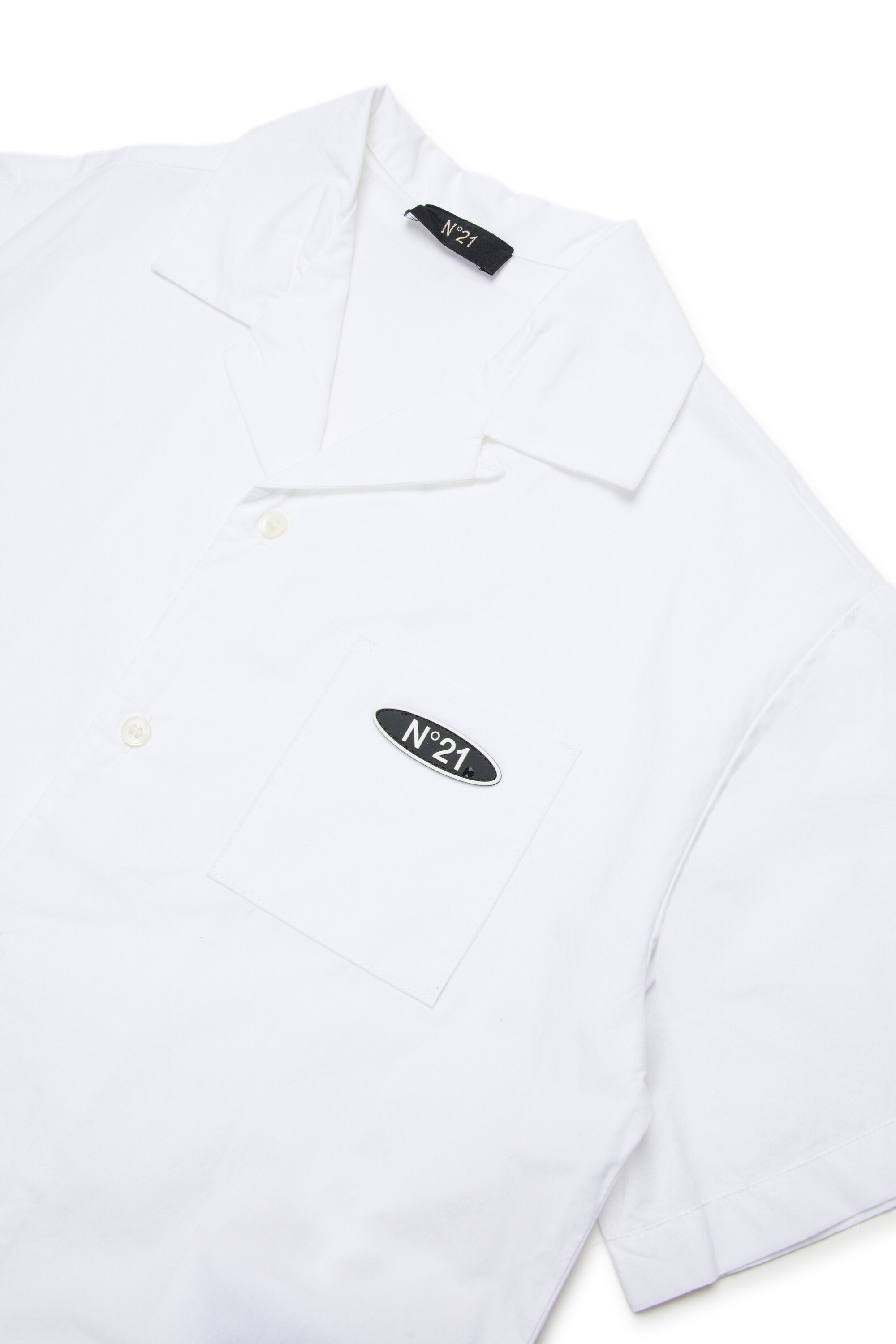 Camicia manica corta con logo