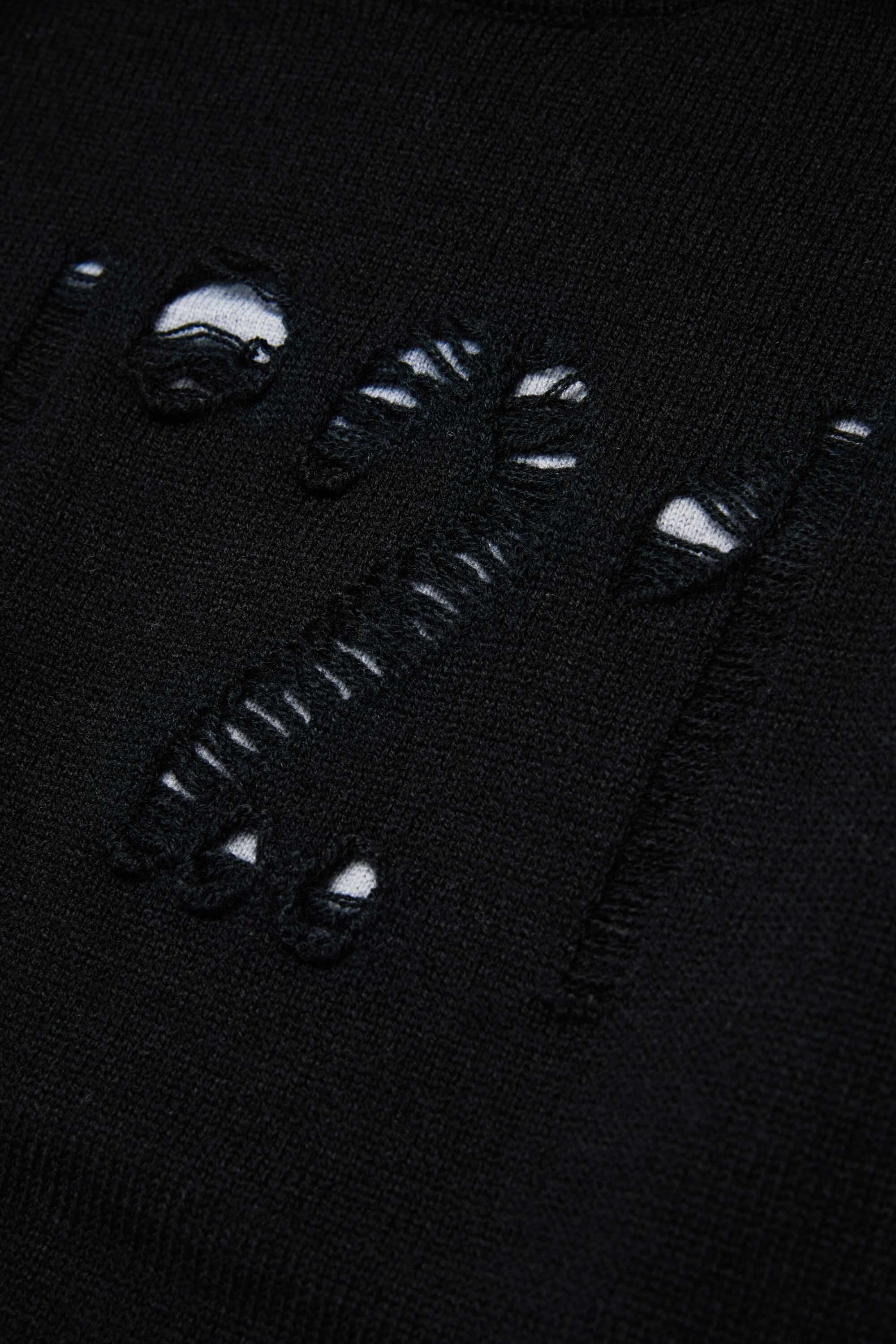 Rundhals-Pullover mit Logo