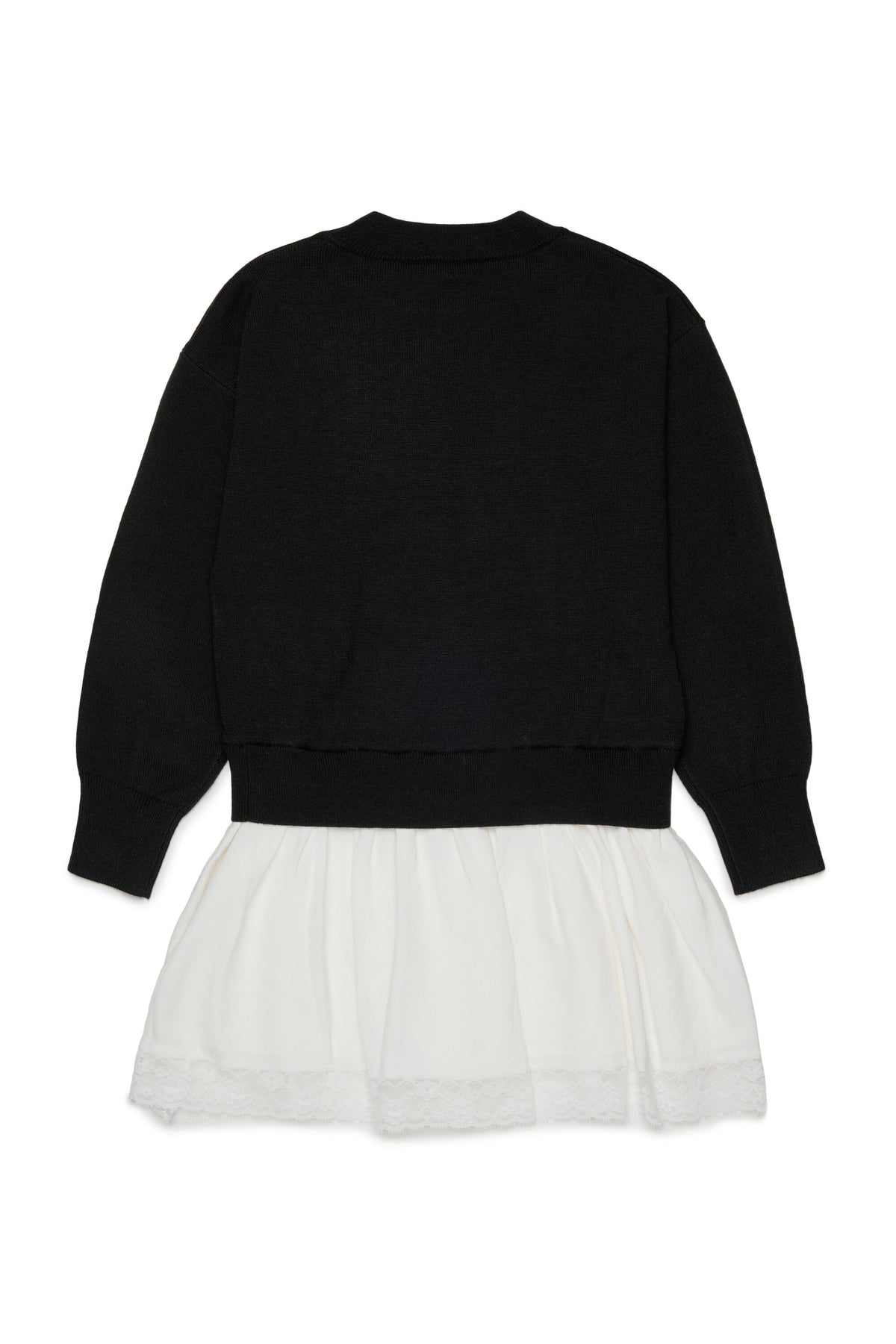 Abito in maglia con logo