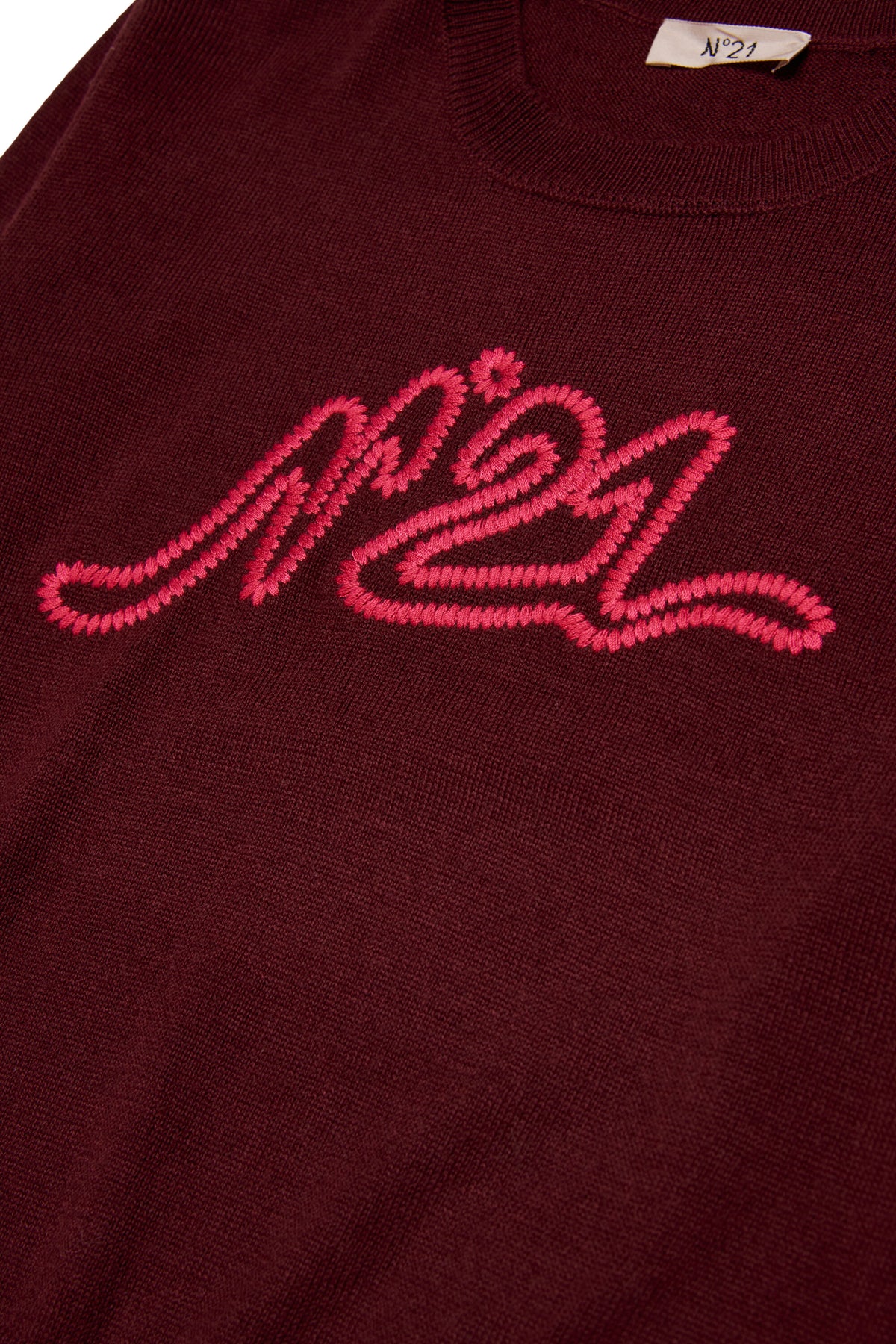 Crewneck pullover with logo