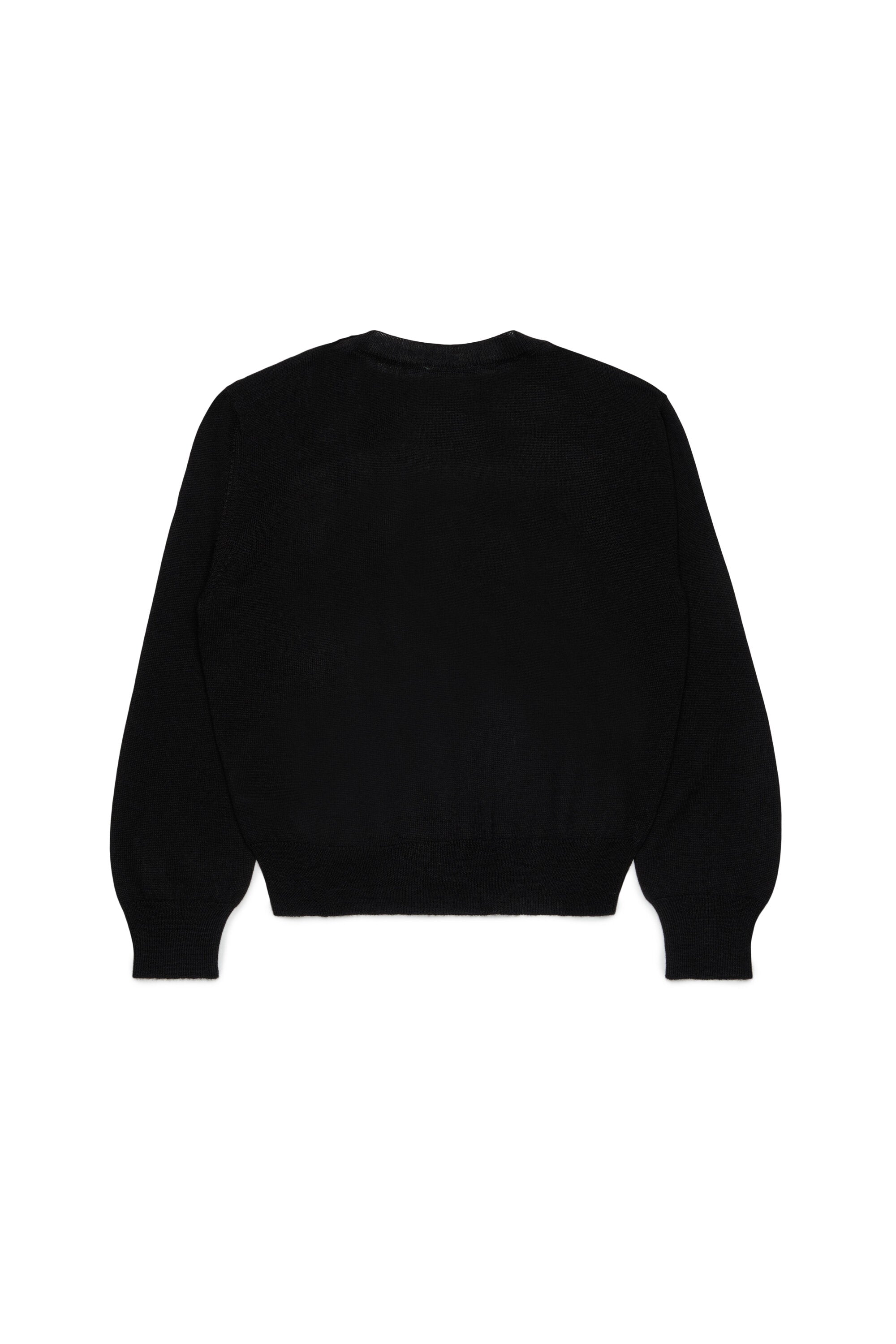Pullover girocollo con logo