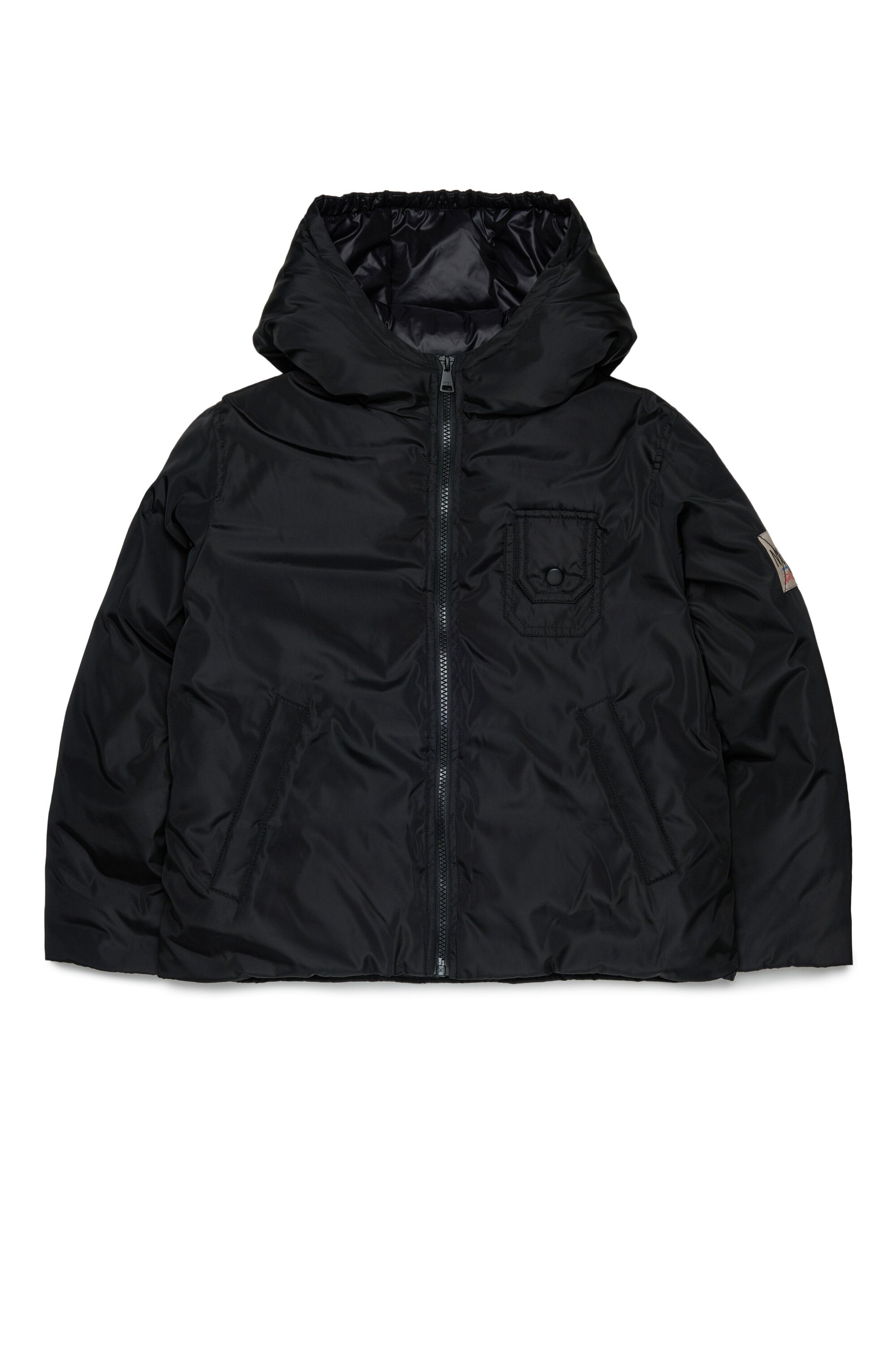 Chaqueta acolchada con logo