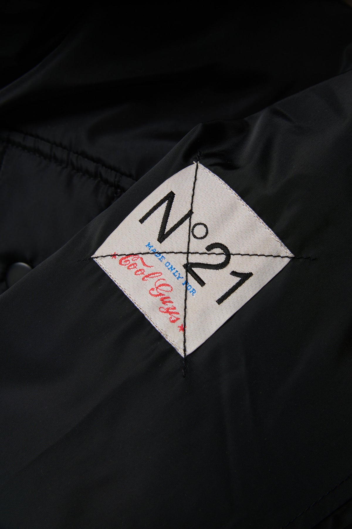 Padded jacket with logo