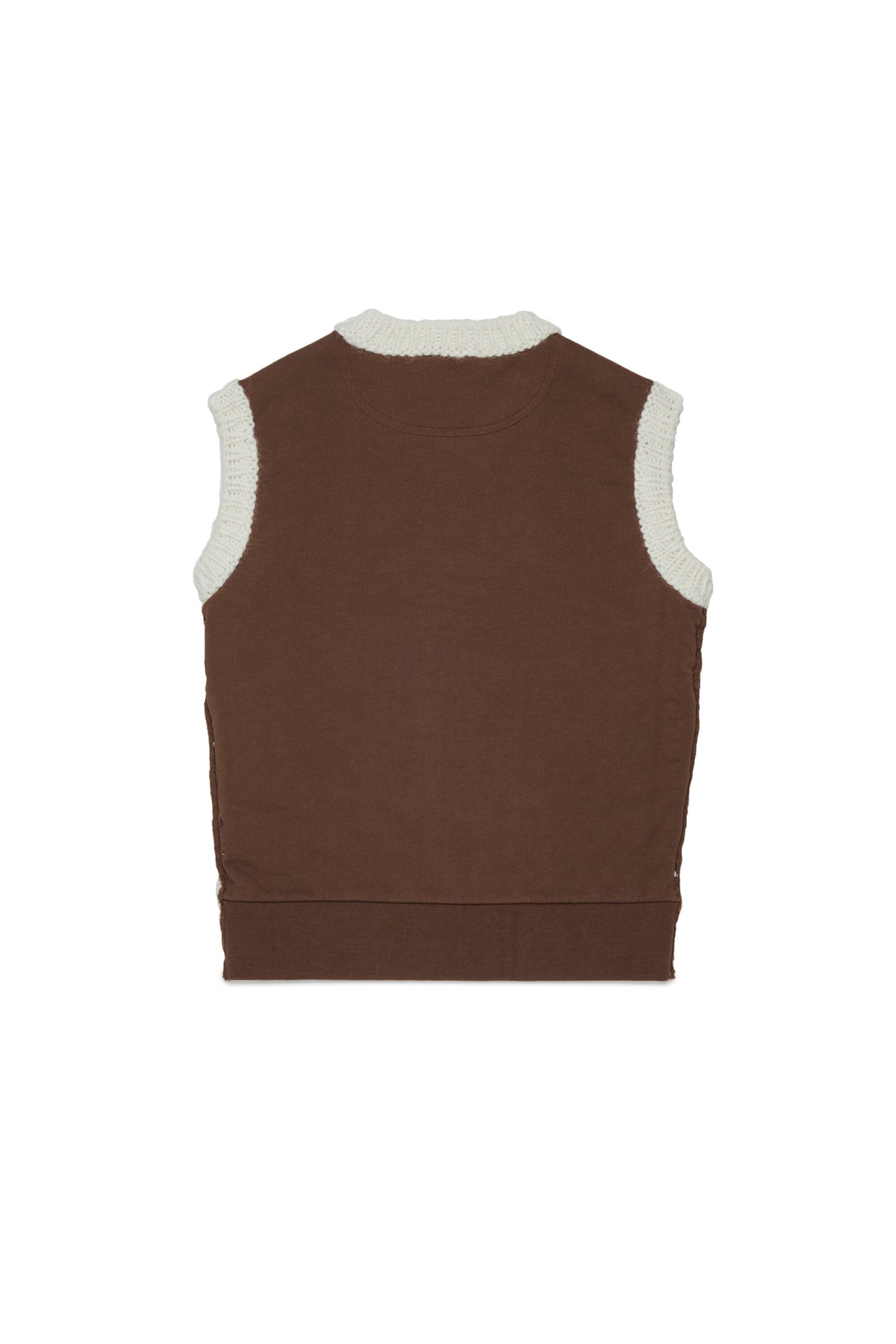 Gilet en maille avec logo