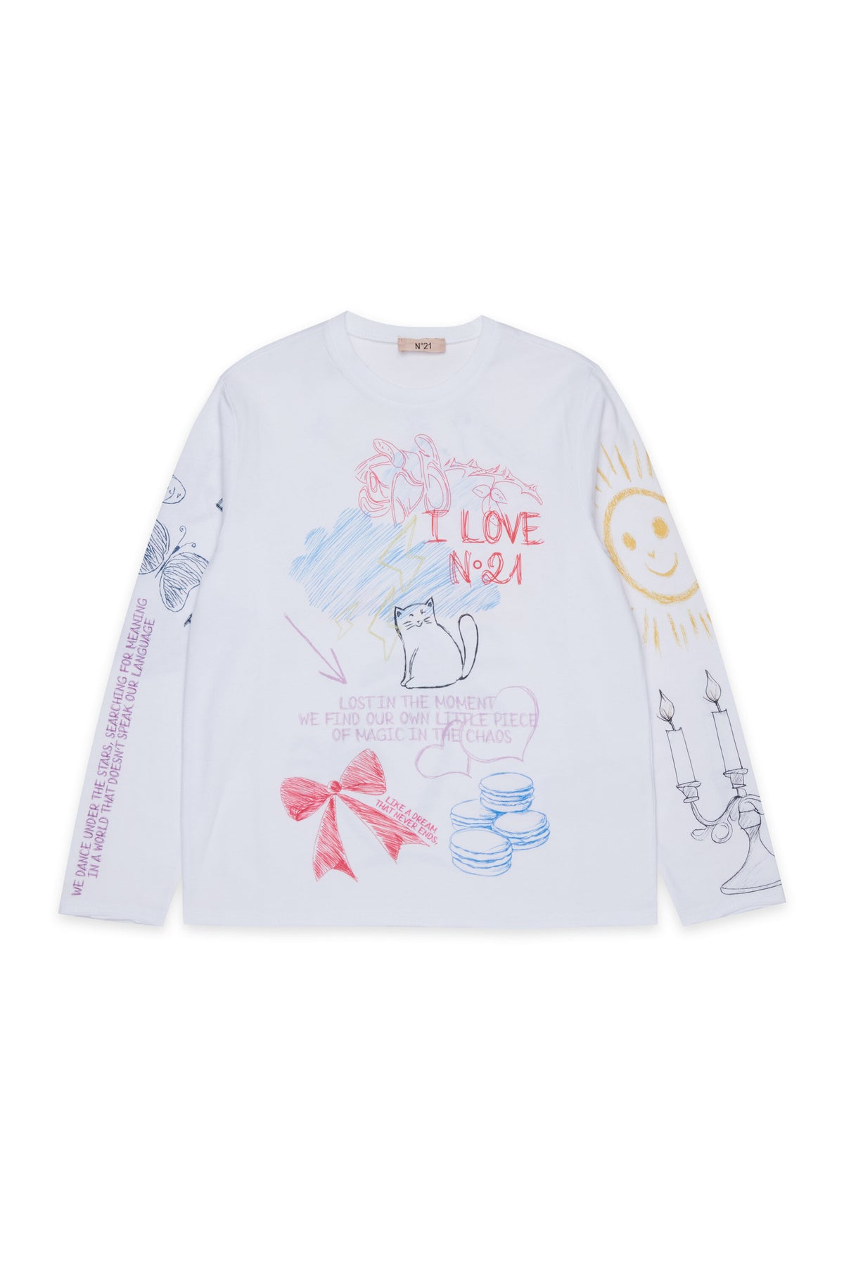 T-shirt manica lunga con stampe