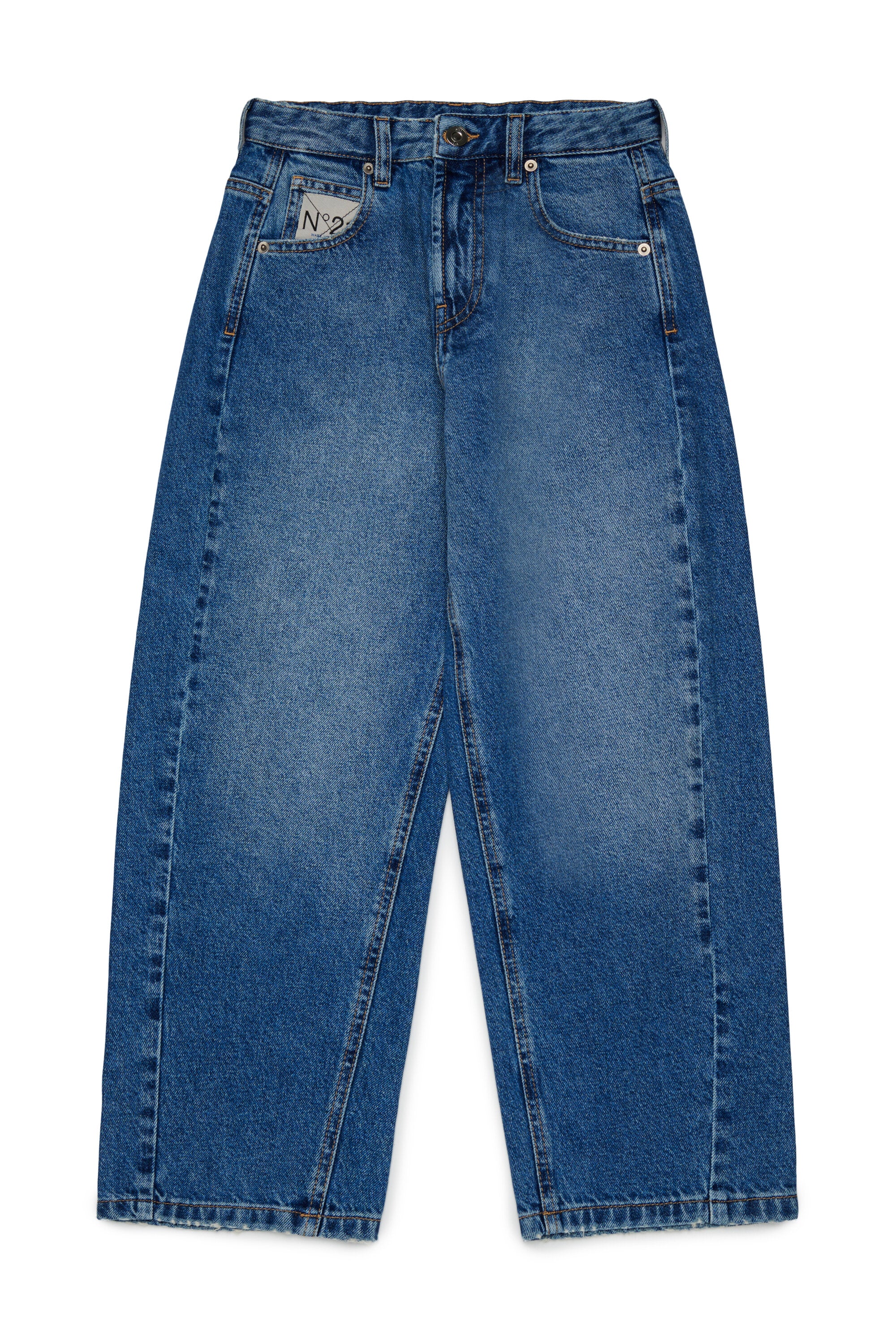 Jean coupe flare avec logo