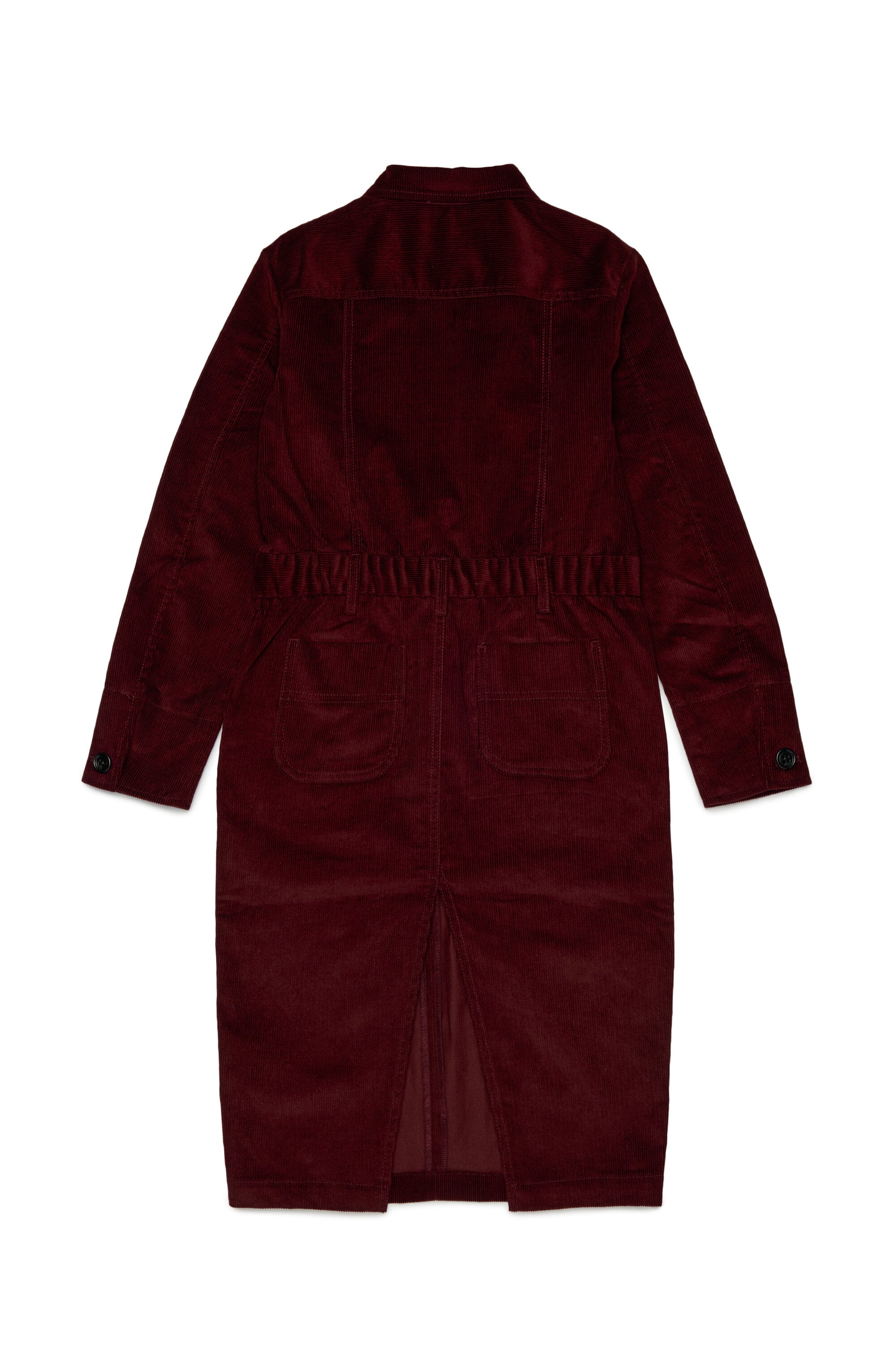 Kleid aus Samt mit Logo
