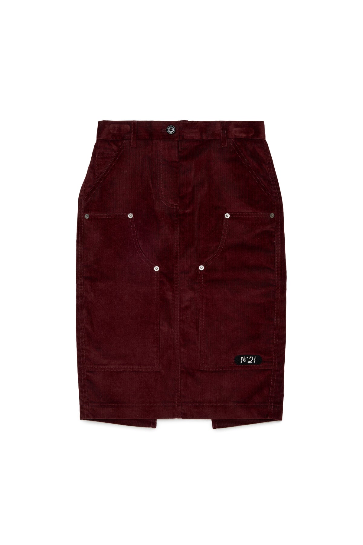 Jupe midi avec logo