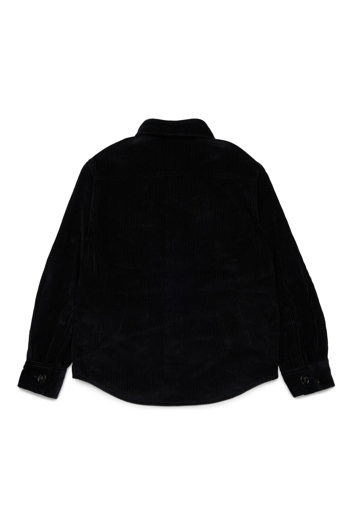 Camicia in velluto con logo