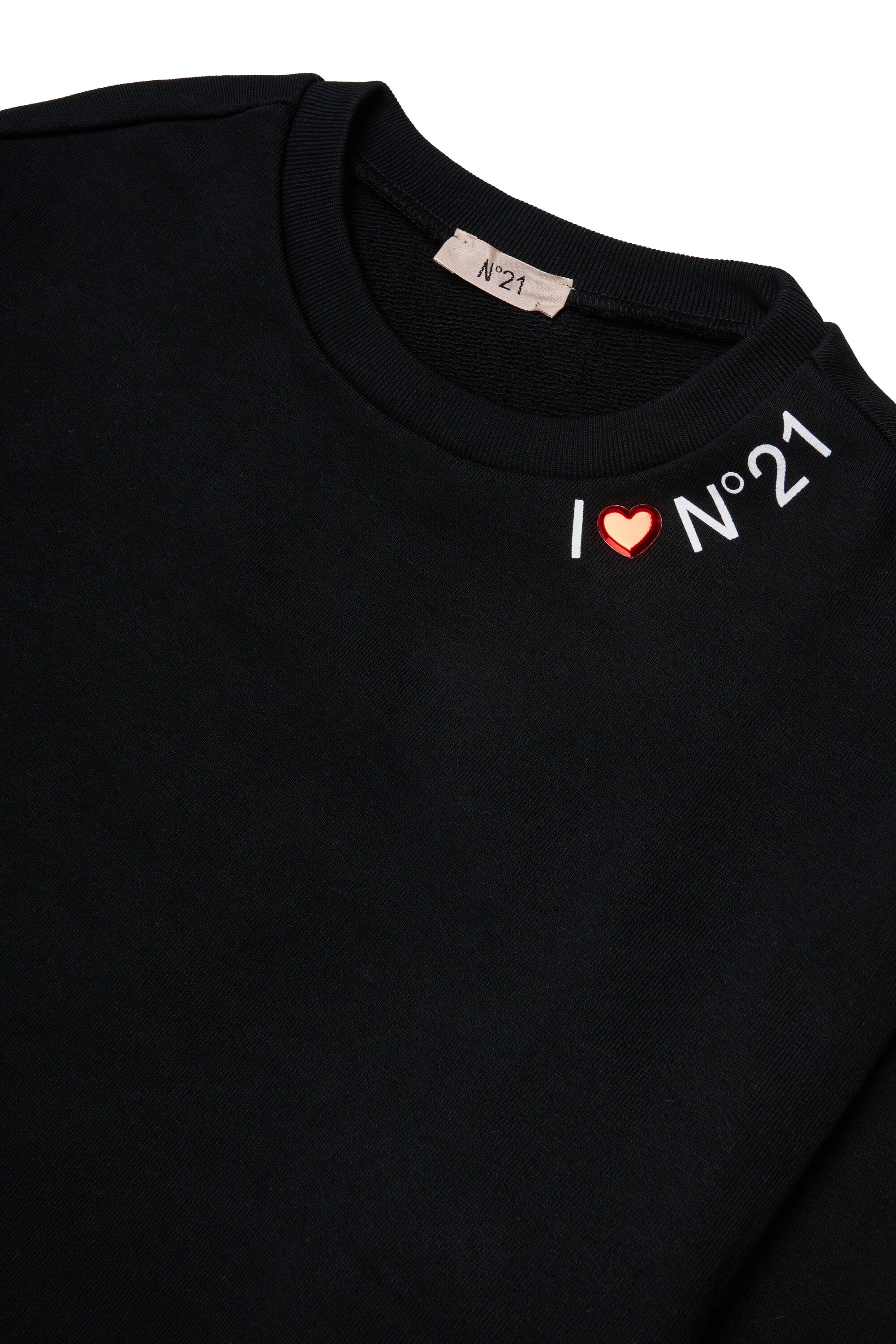 Sweat-shirt col rond avec logo
