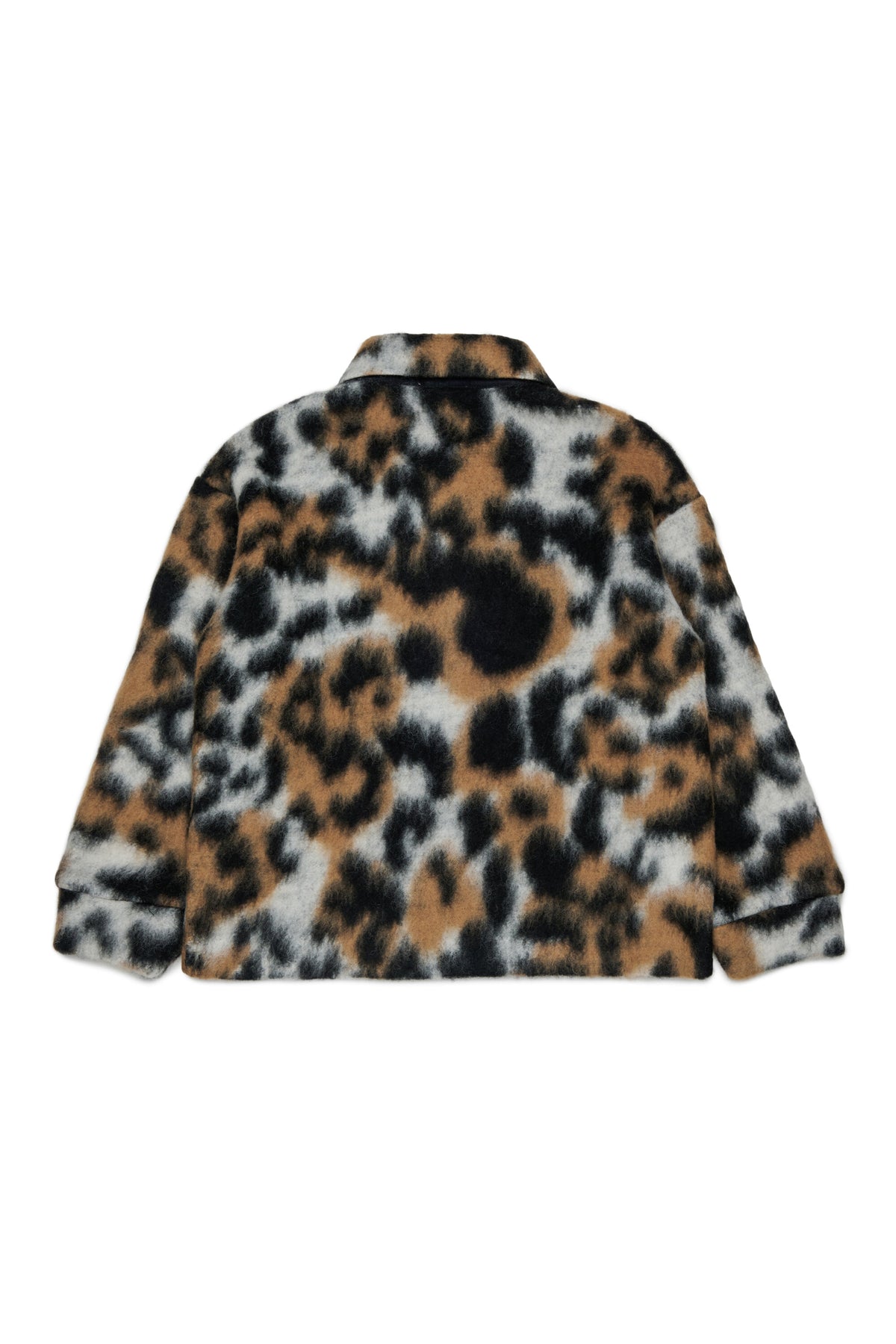 Jersey animal print con cuello