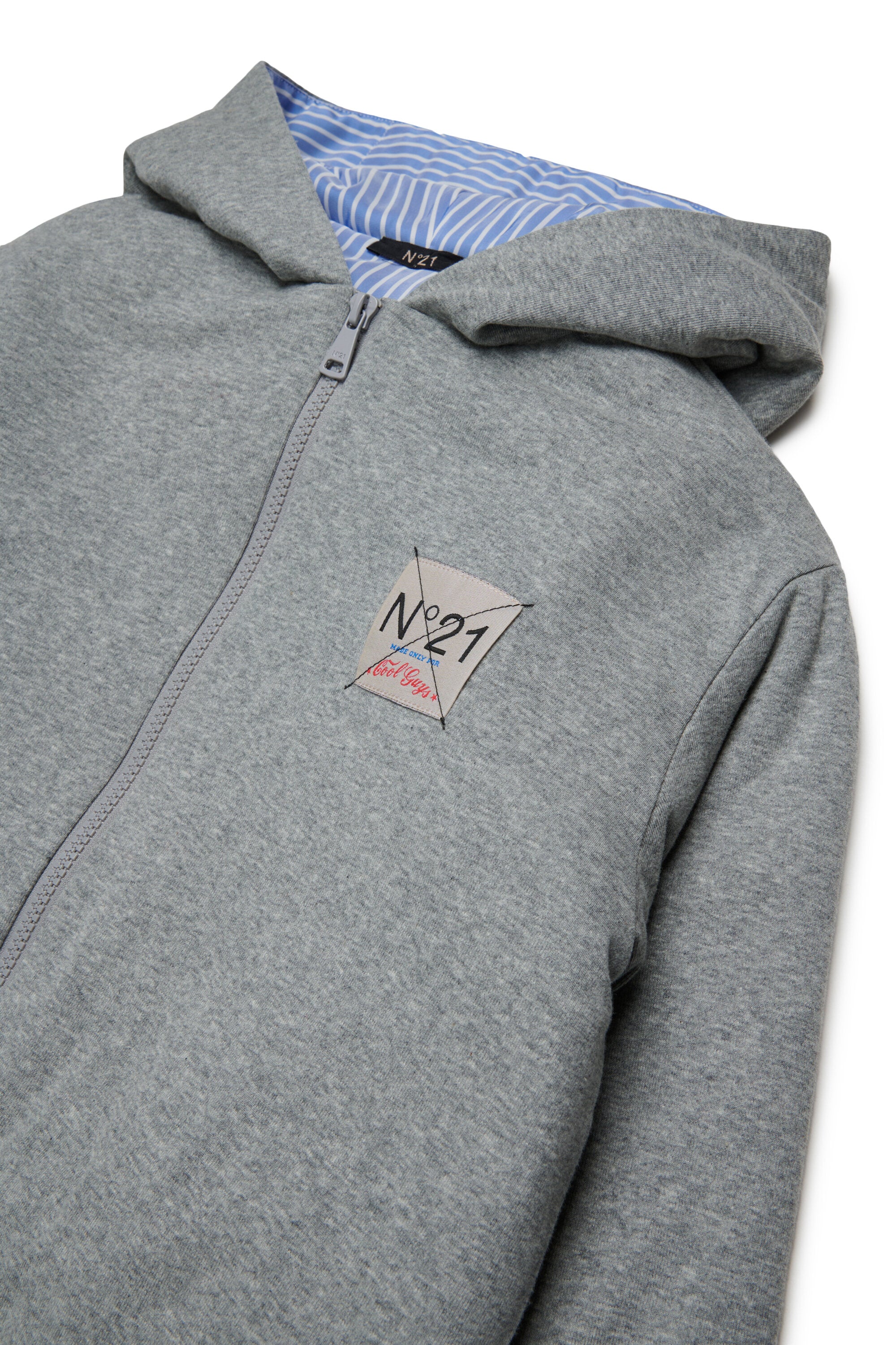 Felpa zip con logo