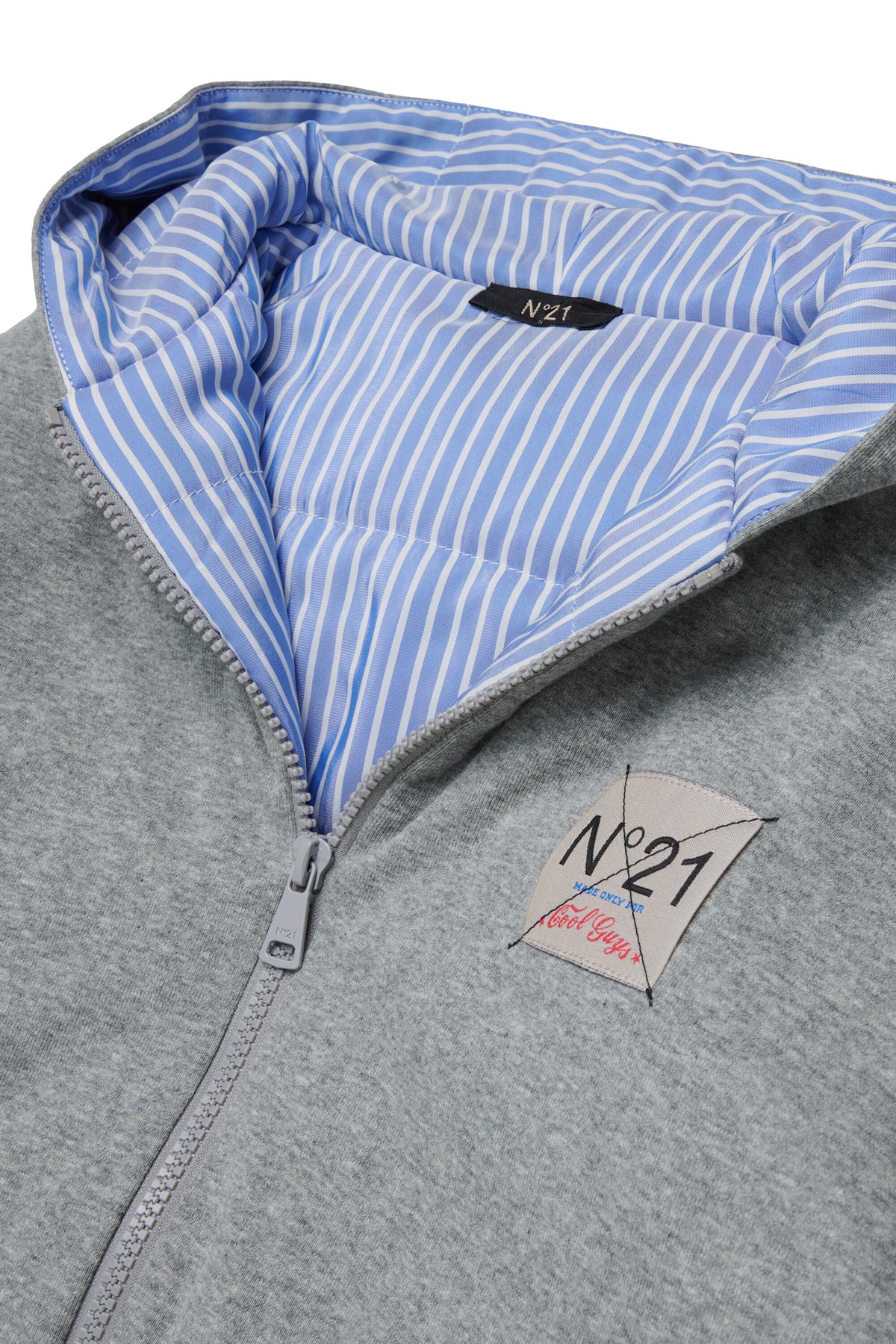 Sweat zippé avec logo