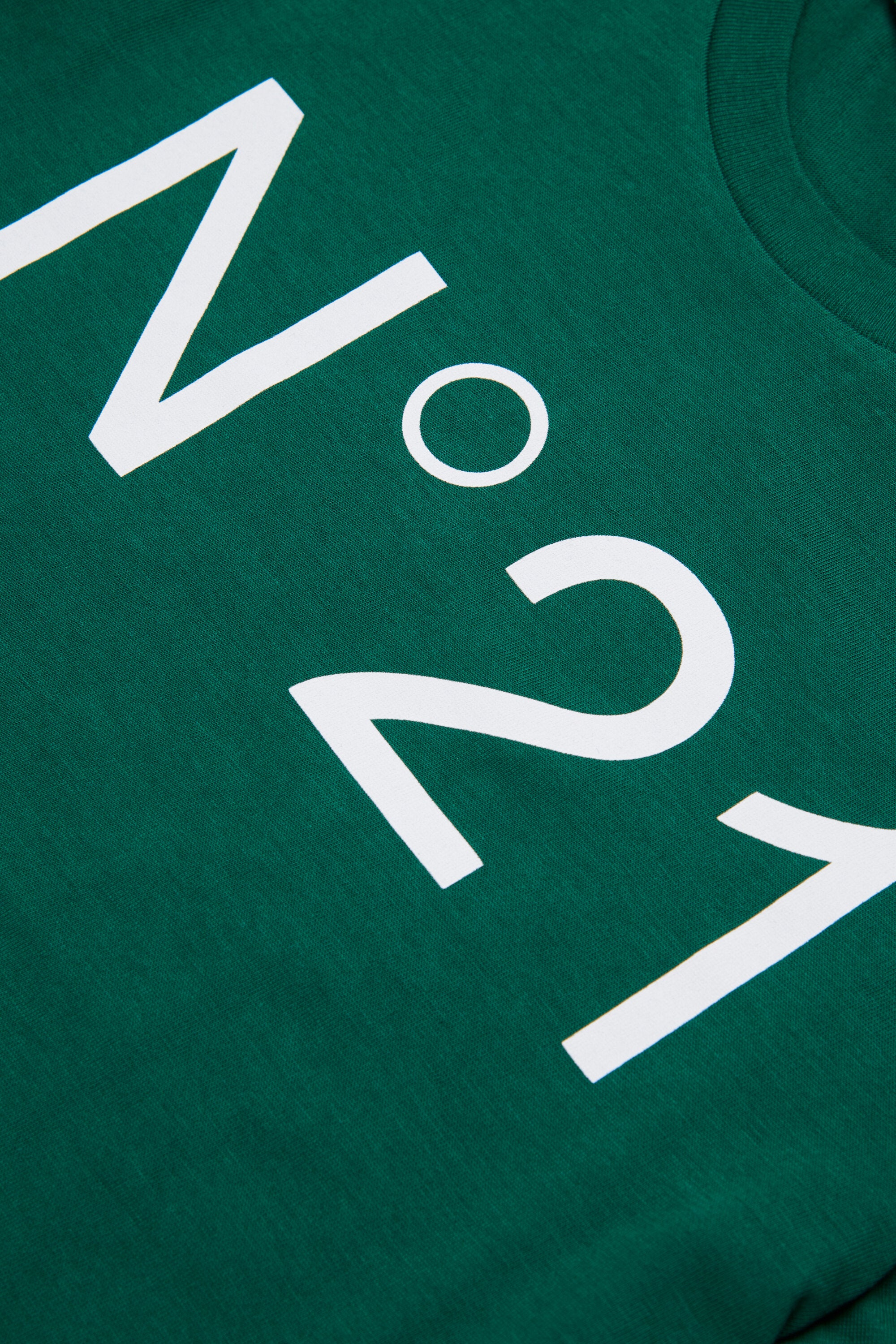 T-shirt in jersey con logo