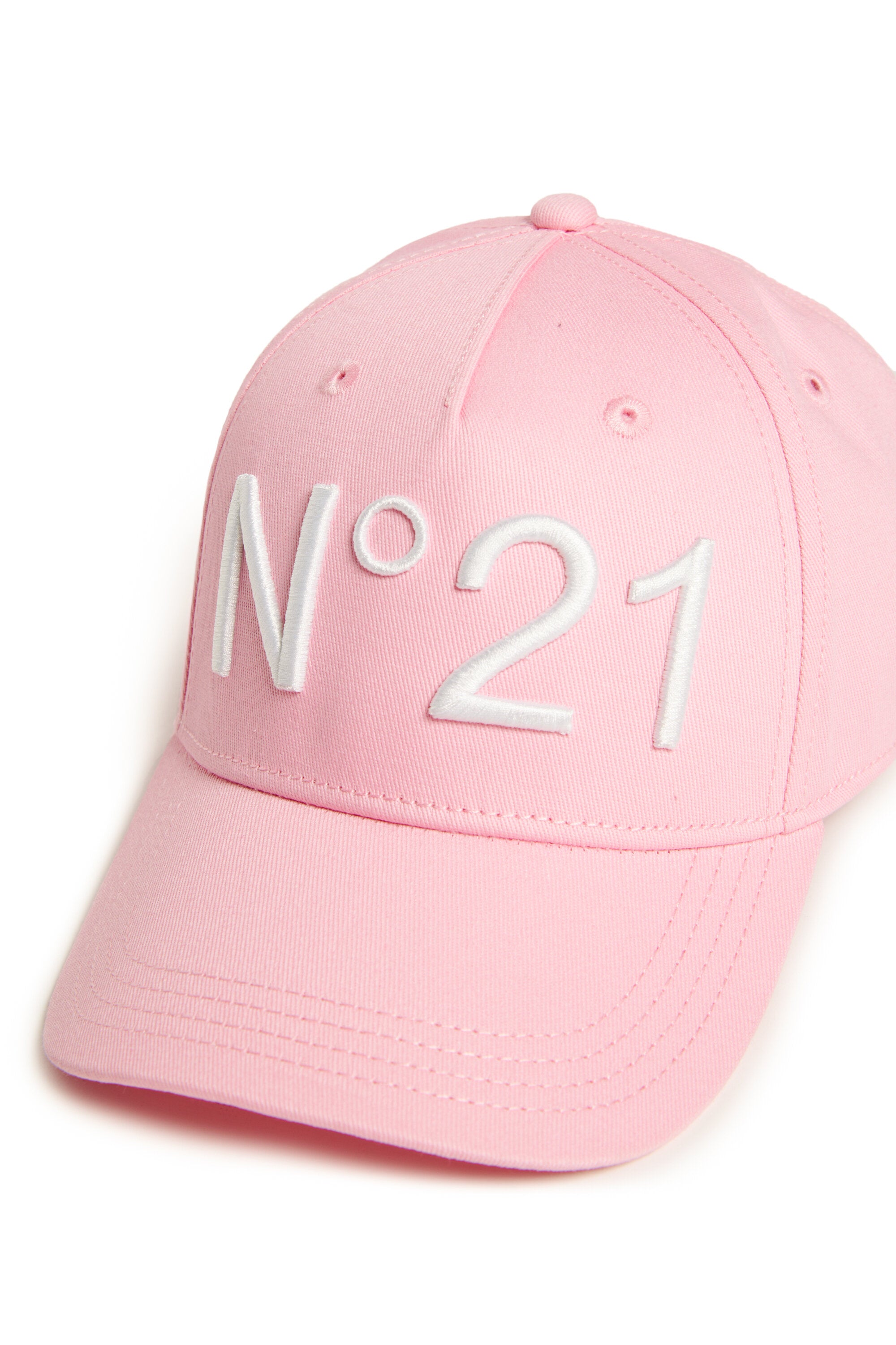 Gabardine baseball cap with logo