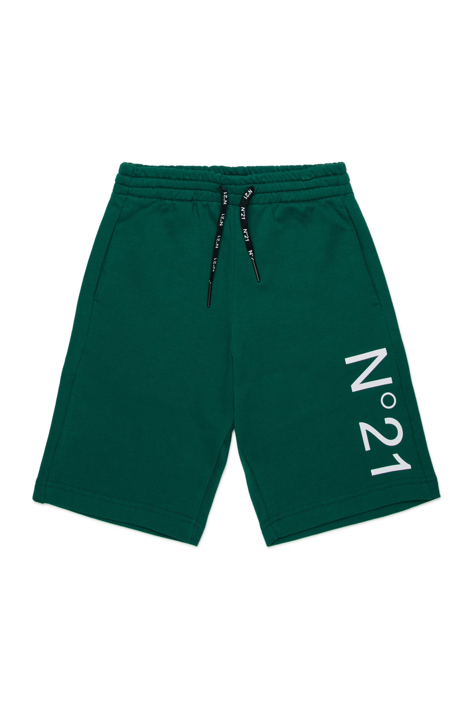 Shorts in felpa con logo