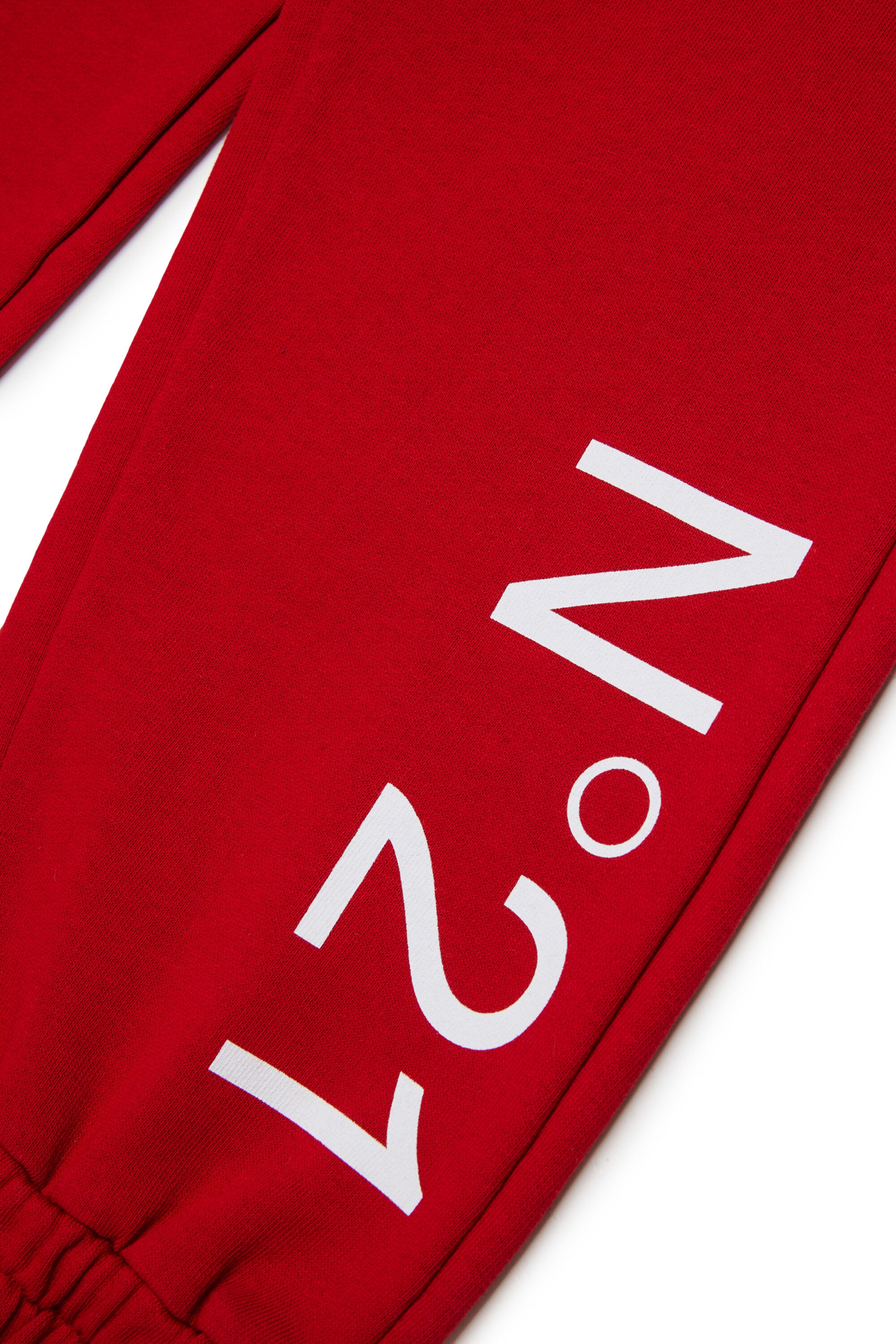 Pantaloni rosa in felpa con logo