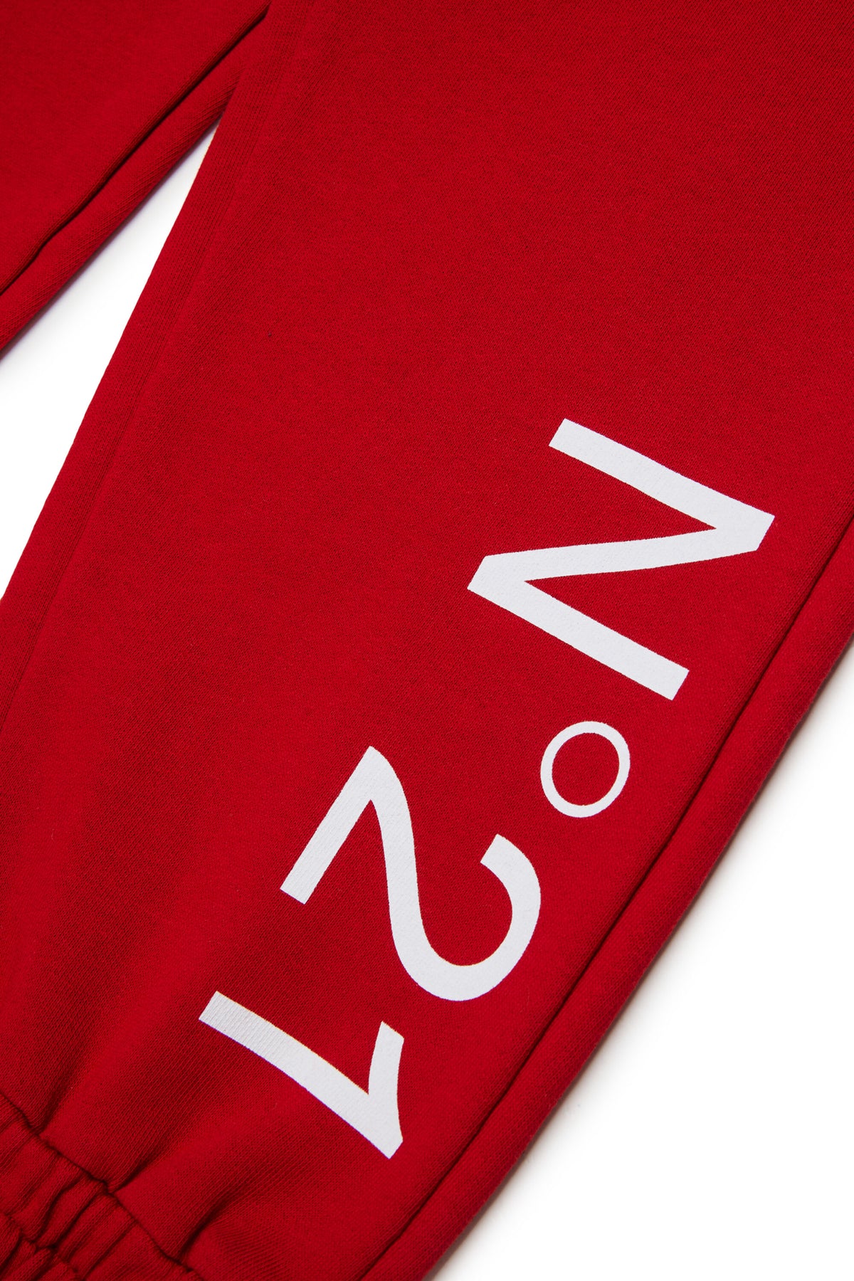 Pantaloni rosa in felpa con logo