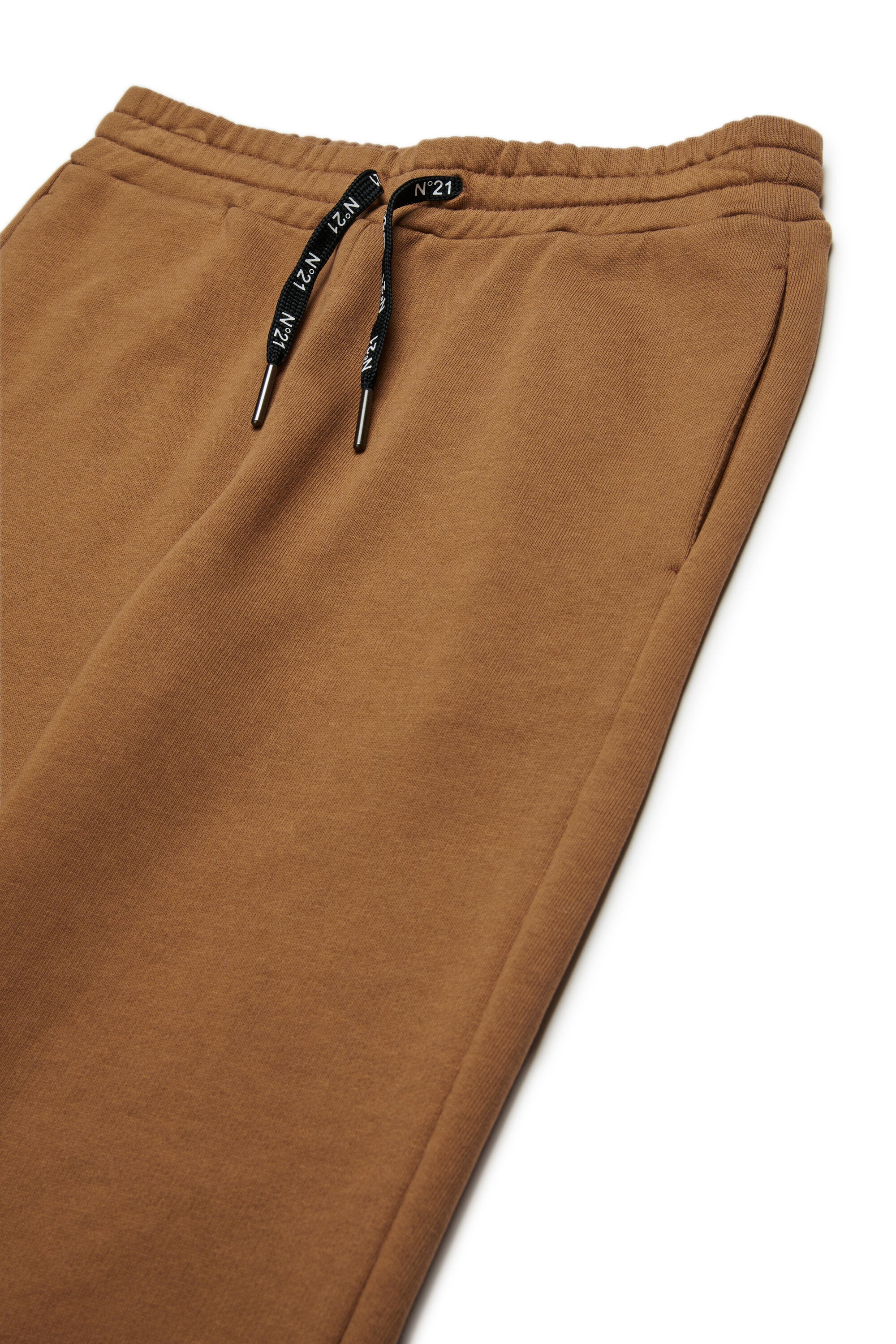 Pantalones de felpa rosa con logotipo