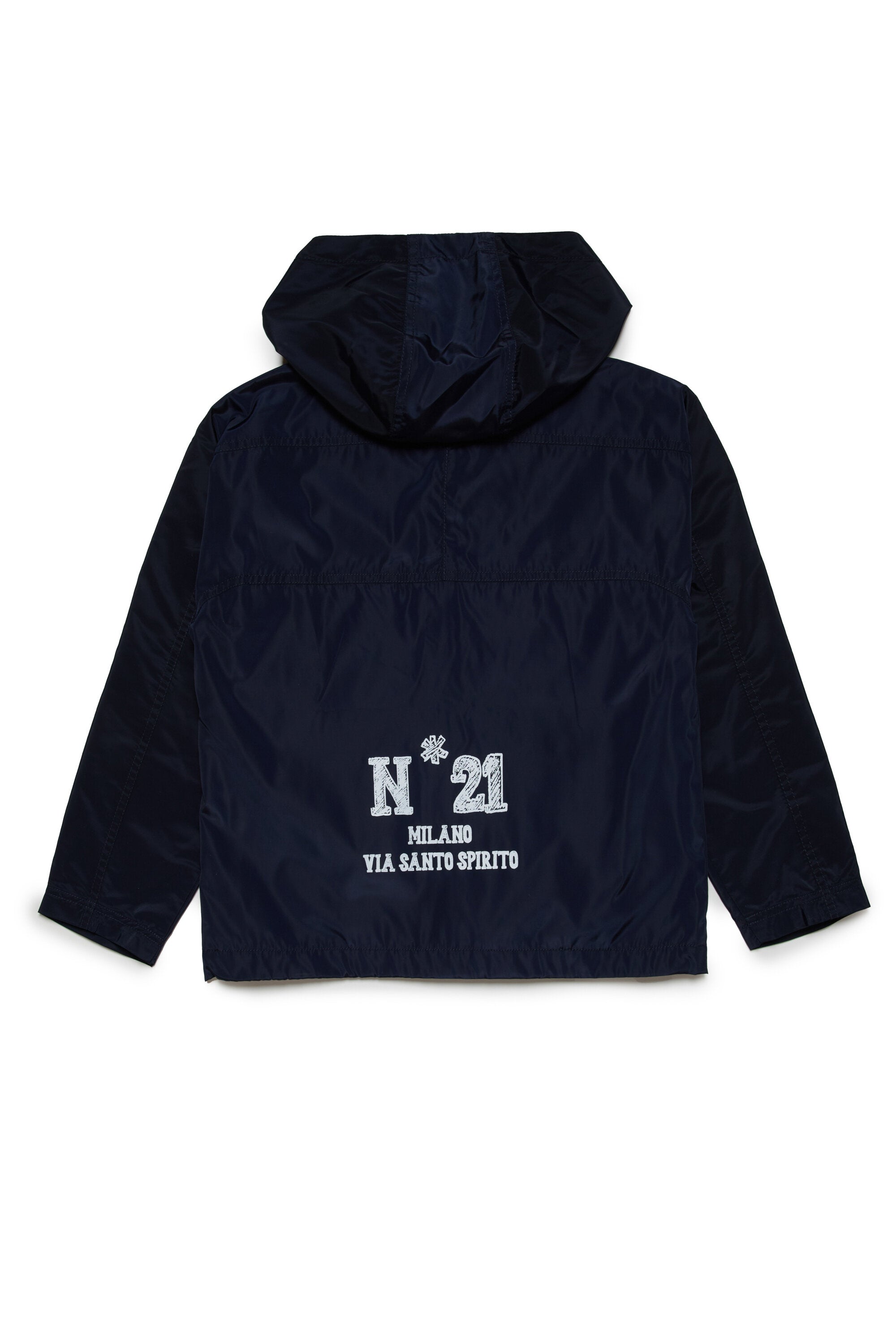 Windbreaker jacket with logo N°21 Milano