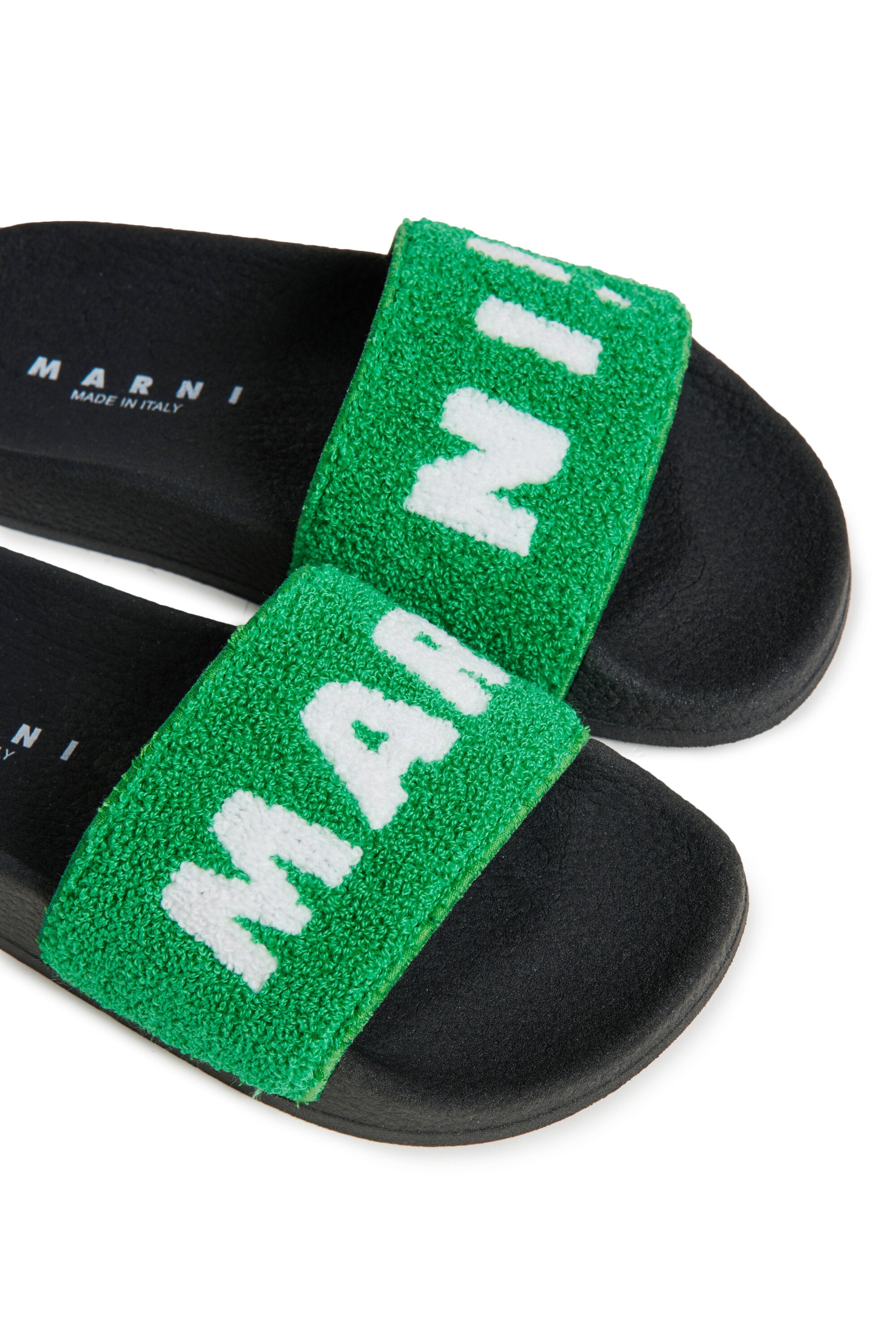 Sponge slide slippers with maxi logo
