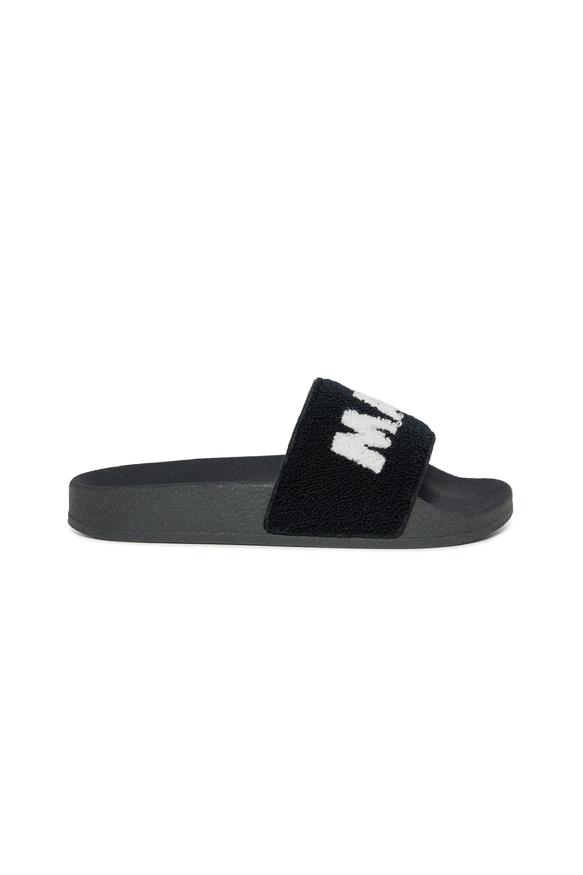 Ciabatte slide in spugna con maxi logo