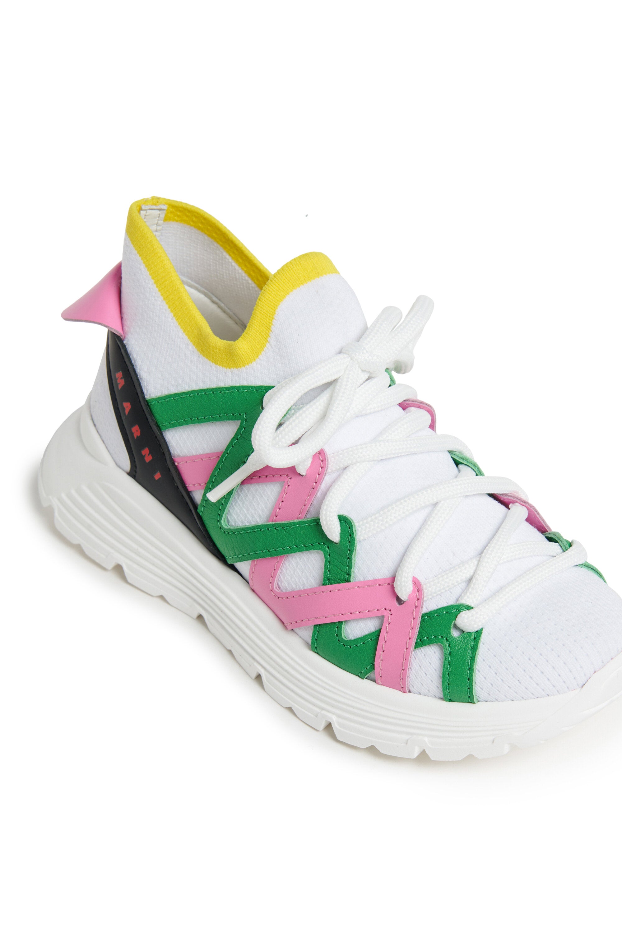 Baskets mi-chaussettes colorées