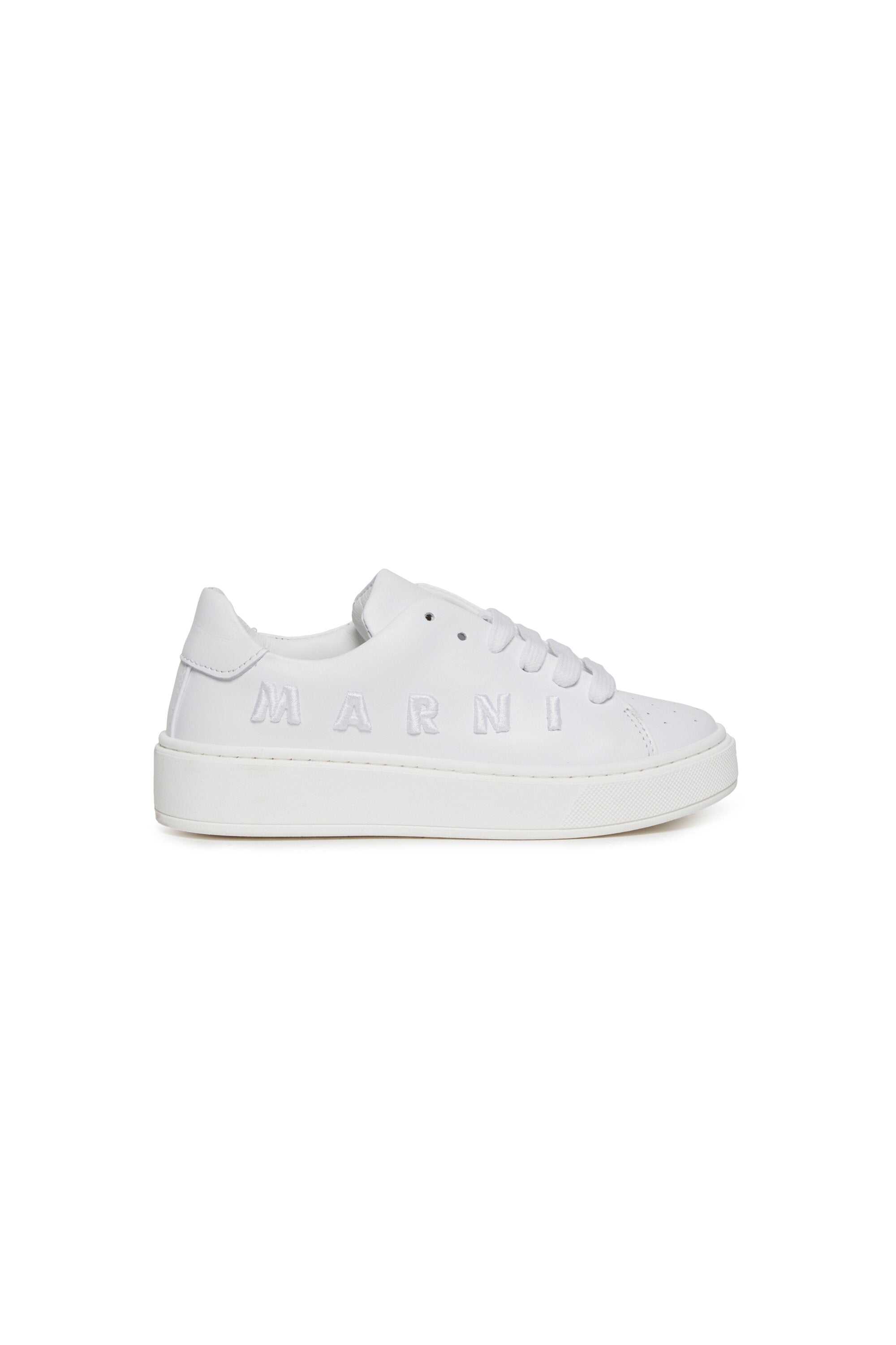 Niedrige Markenturnschuhe aus Leder