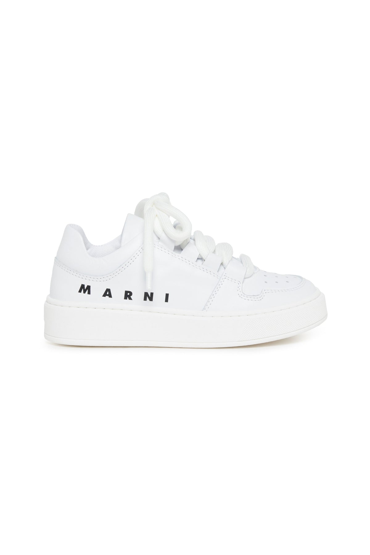 Zapatillas bajas de piel con logotipo