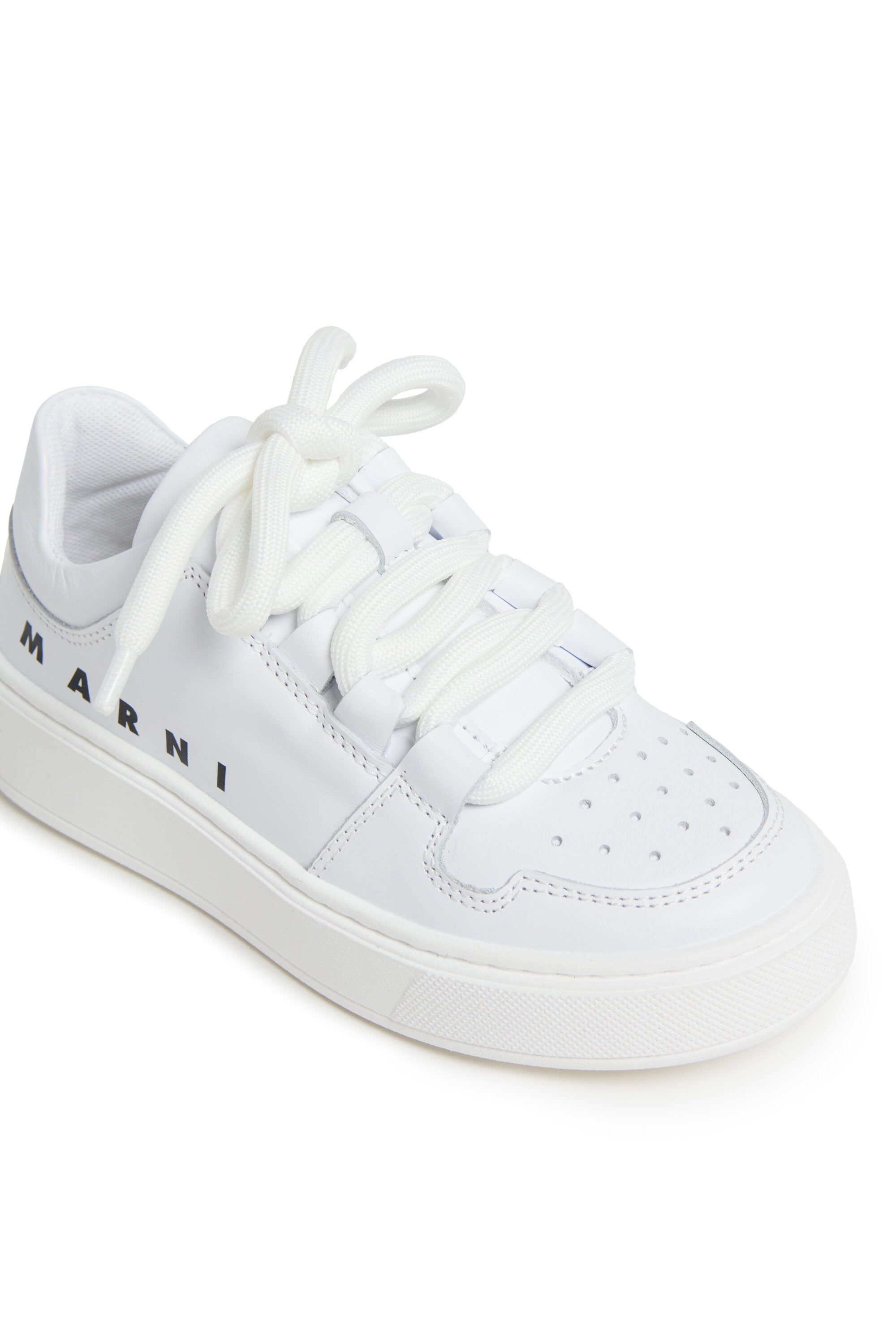 Sneakers basse in pelle con logo