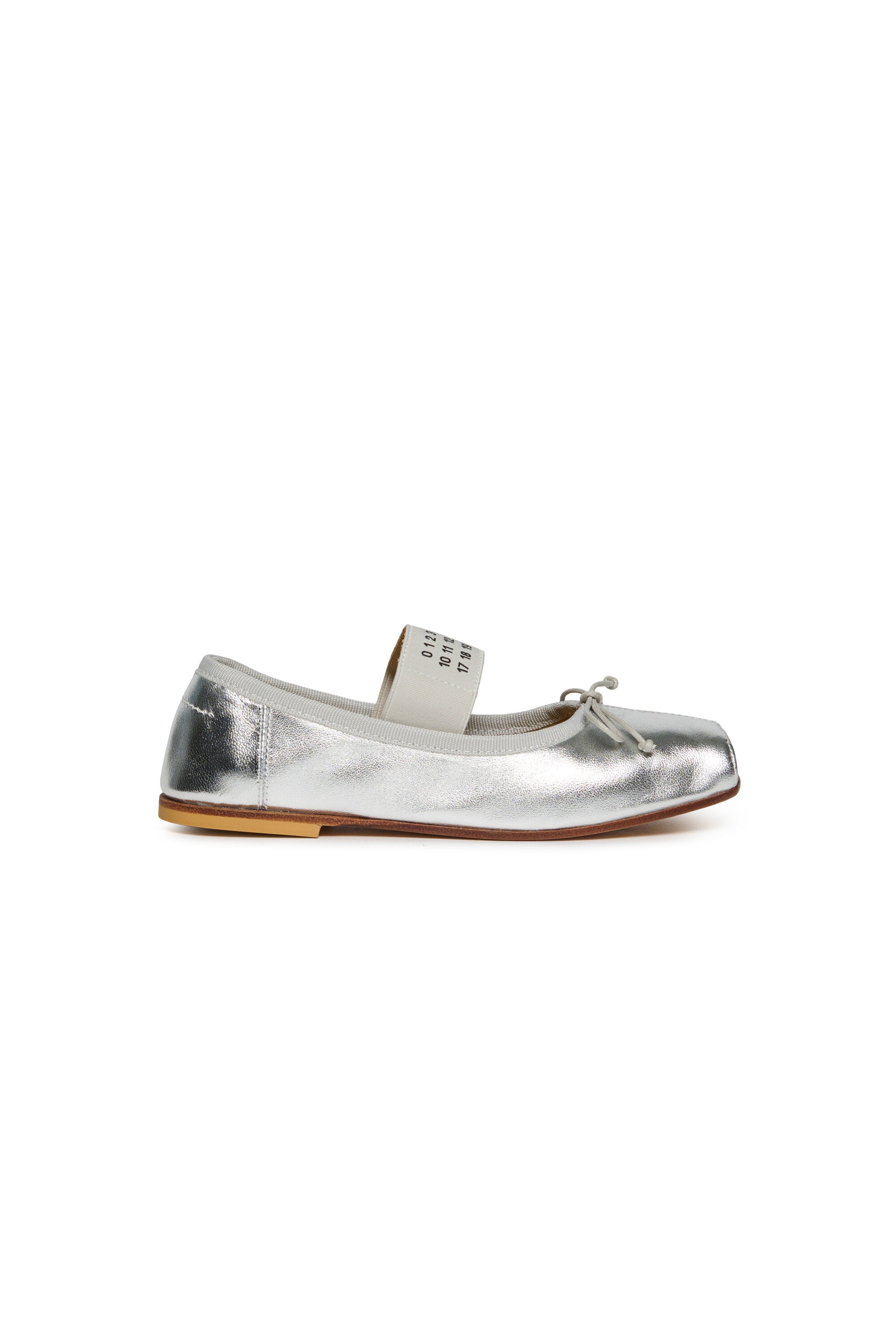 Ballettschuhe aus Leder mit quadratischen Zehen