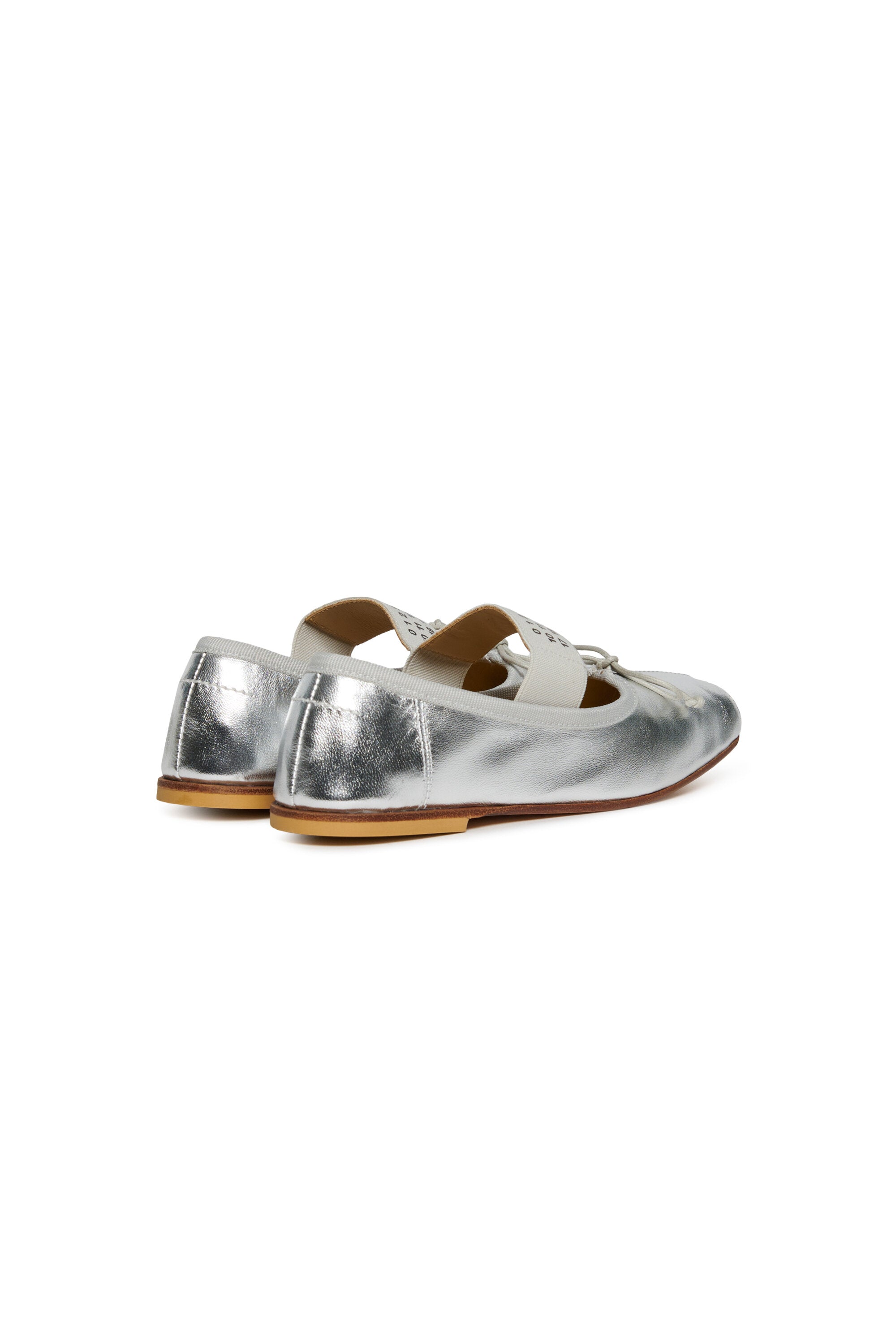 Ballettschuhe aus Leder mit quadratischen Zehen