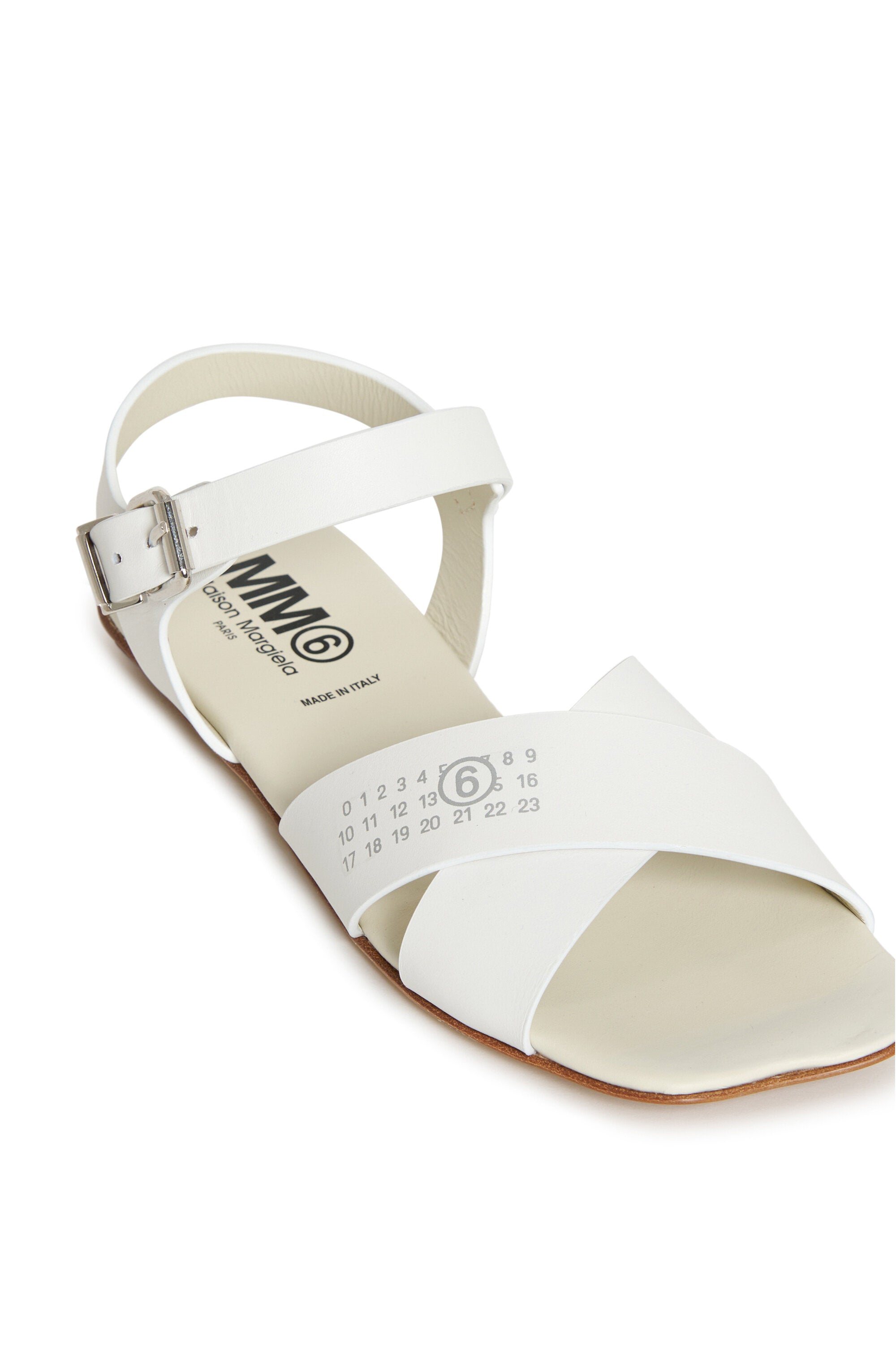 Sandales en cuir avec Numeric logo