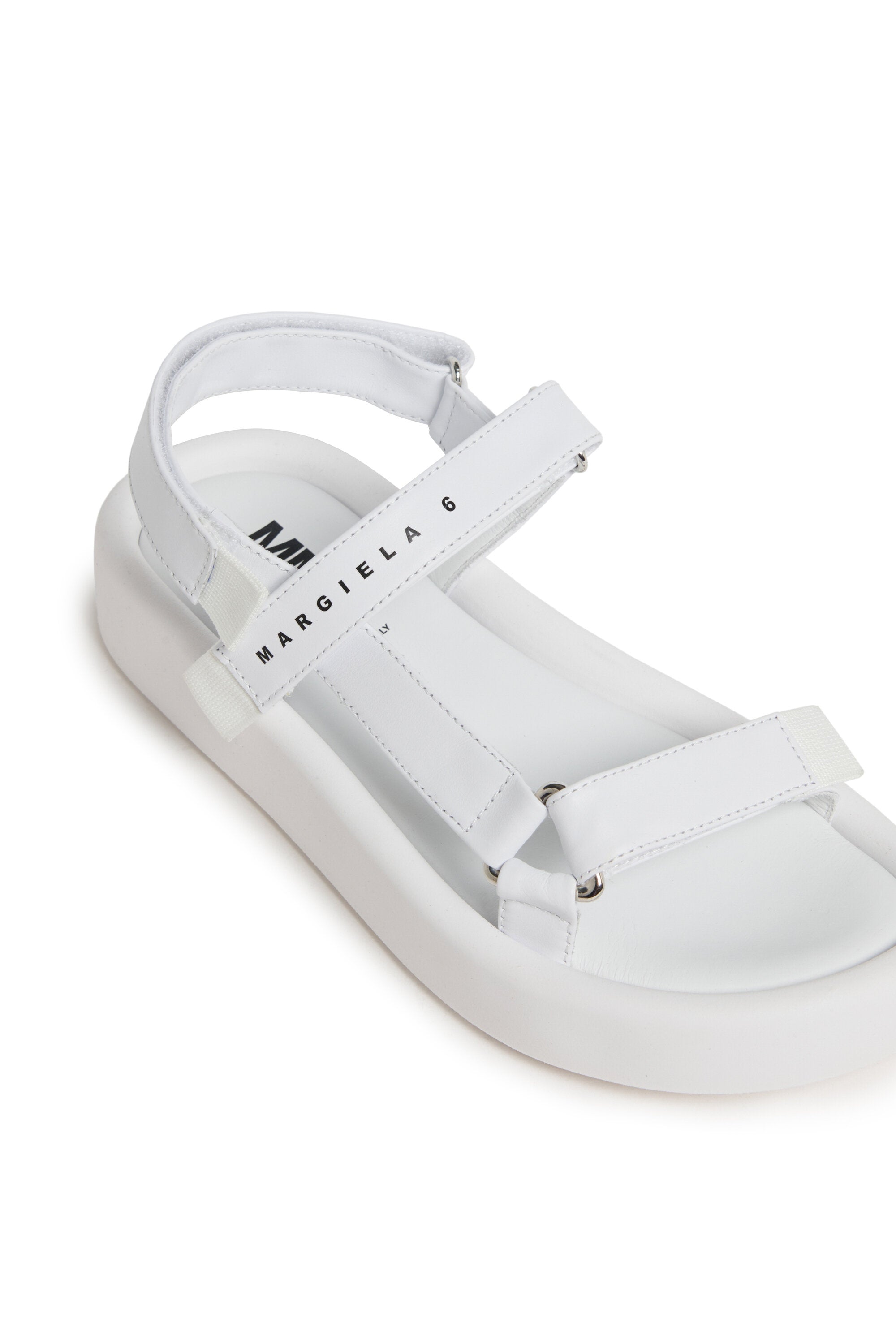 Sandali slingback in pelle