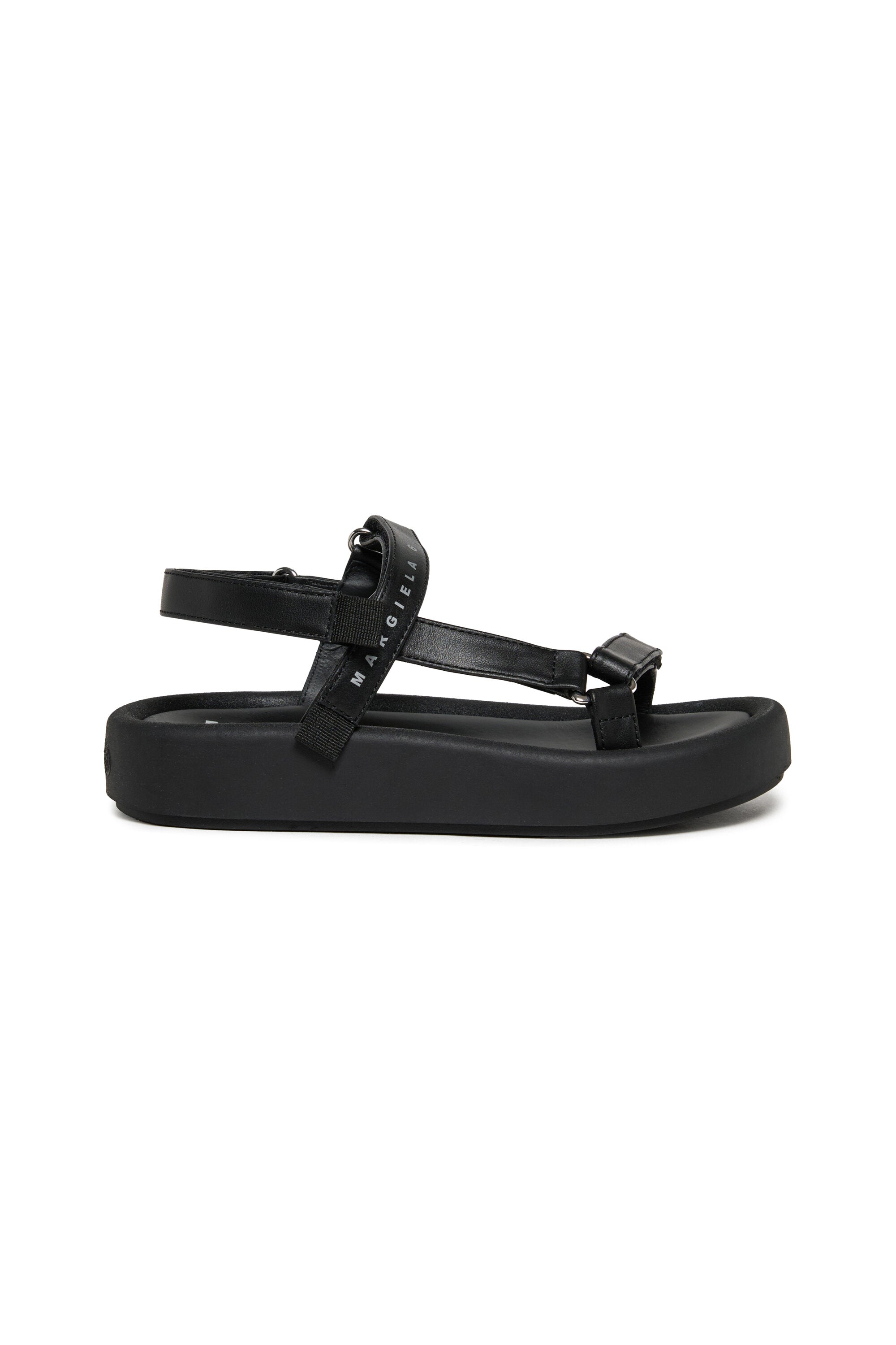 Leather slingback sandals